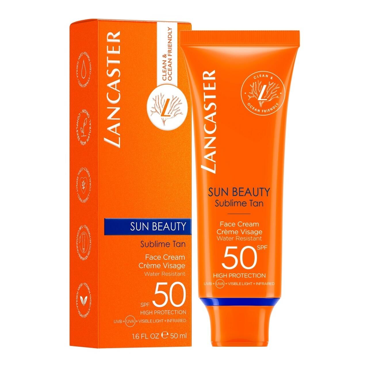 Lancaster Sun Beauty Comfort Touch Face Creamspf50