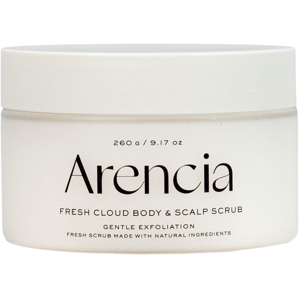 ARENCIA Fresh Cloud Körper- und Kopfhautpeeling Weißer Tee & Neroli