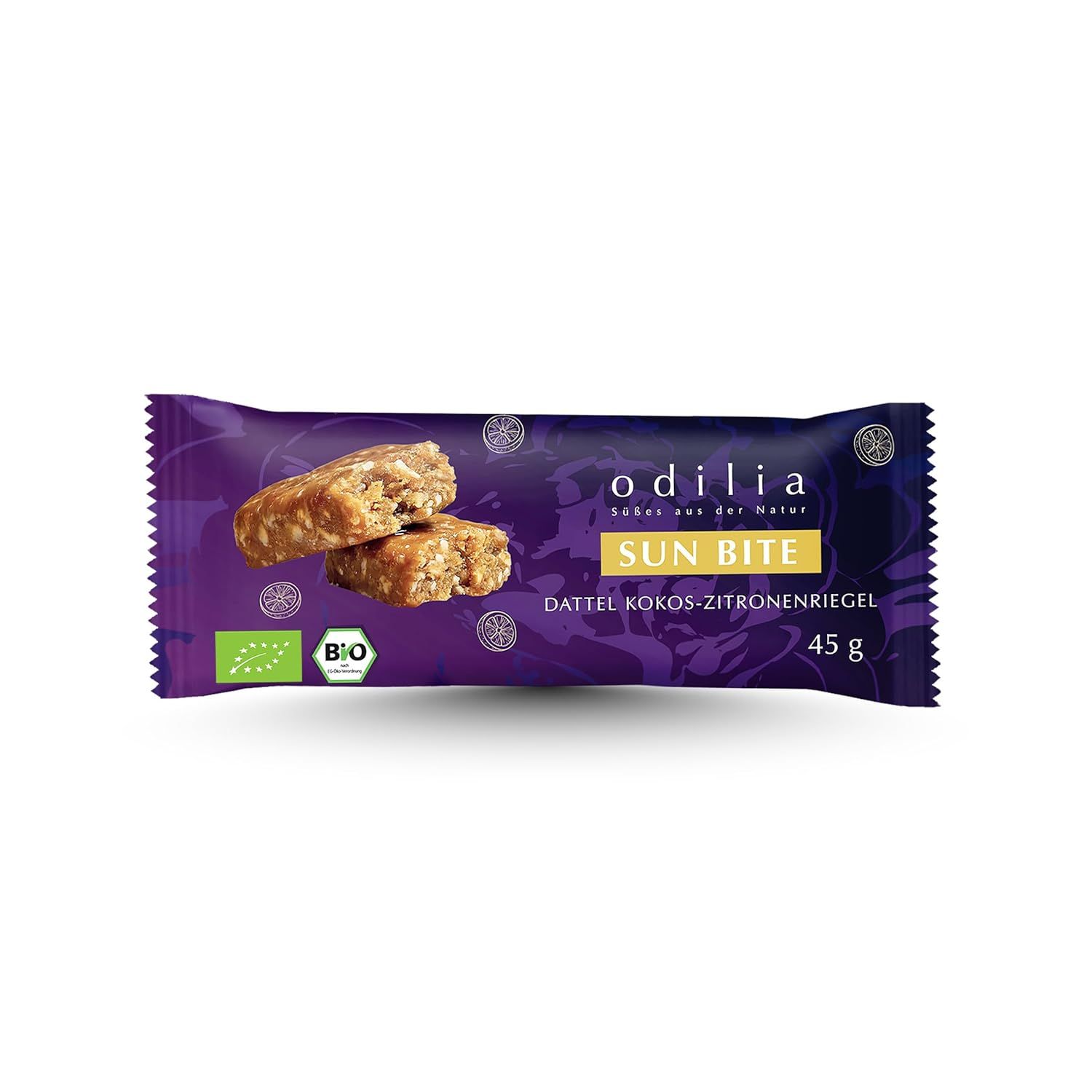 odilia SunBite Bio Dattel-Kokos Zitronenriegel