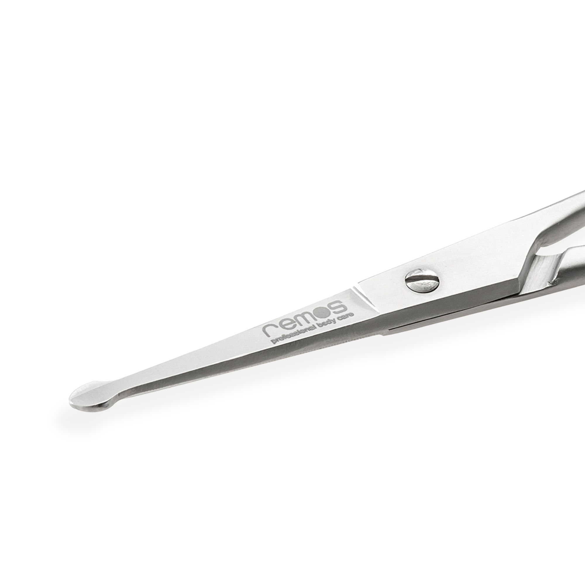 REMOS Nasenhaarschere mit runden Spitzen rostfreier Edelstahl 11,5 cm