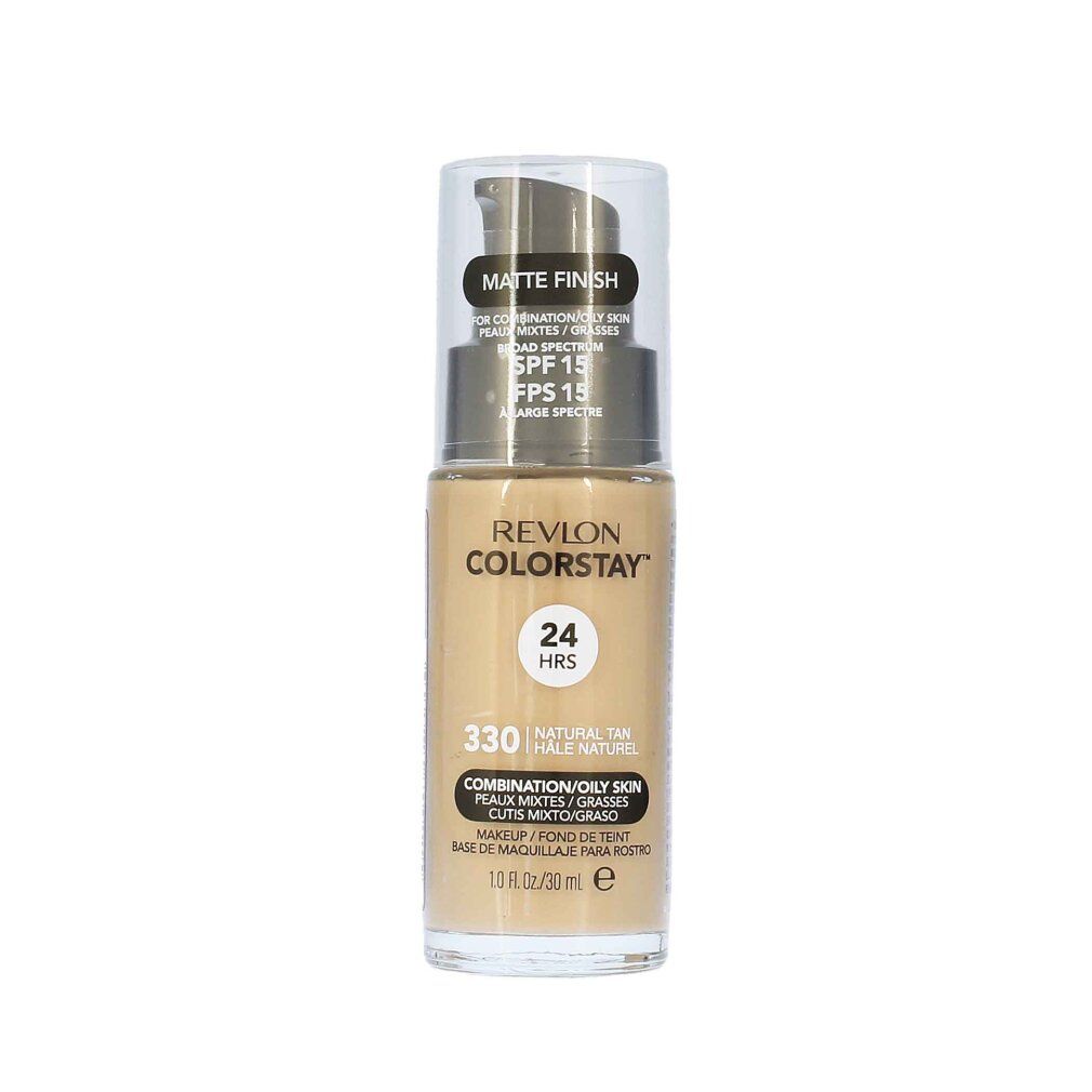 Revlon ColorStay Make-up, 330 Natural Tan, für ölige Haut, 30ml, SPF 15.