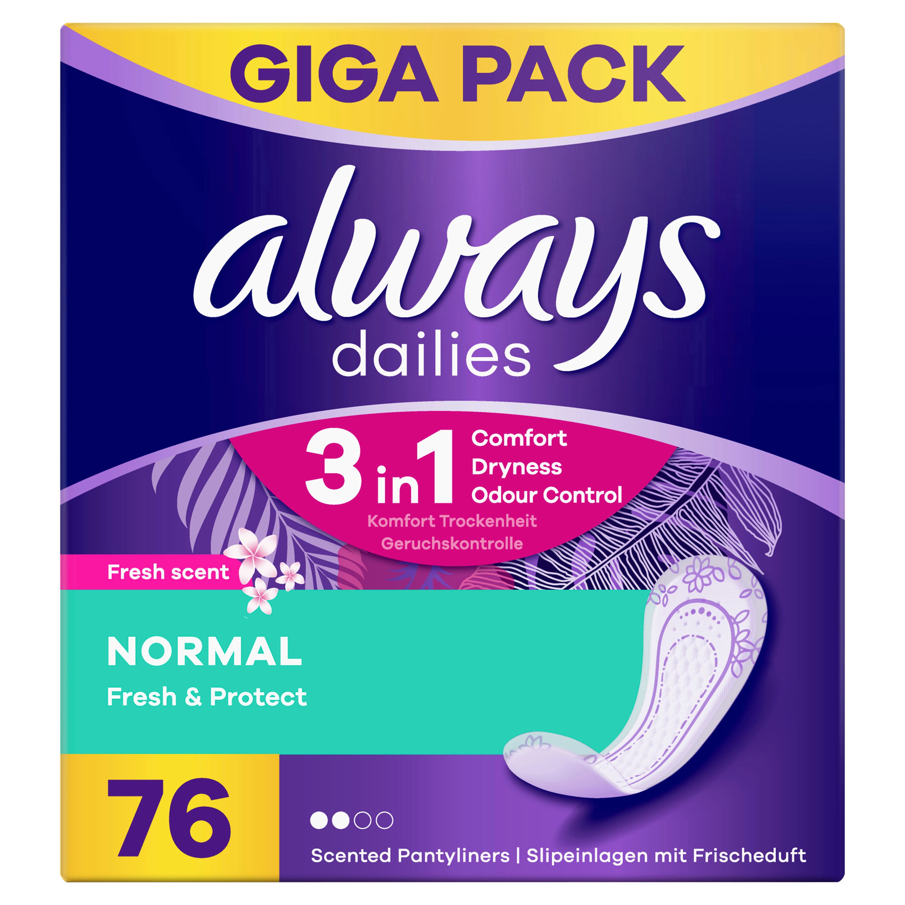 always - Gigapack Slipeinlage "Fresh&Protect Normal Fresh"