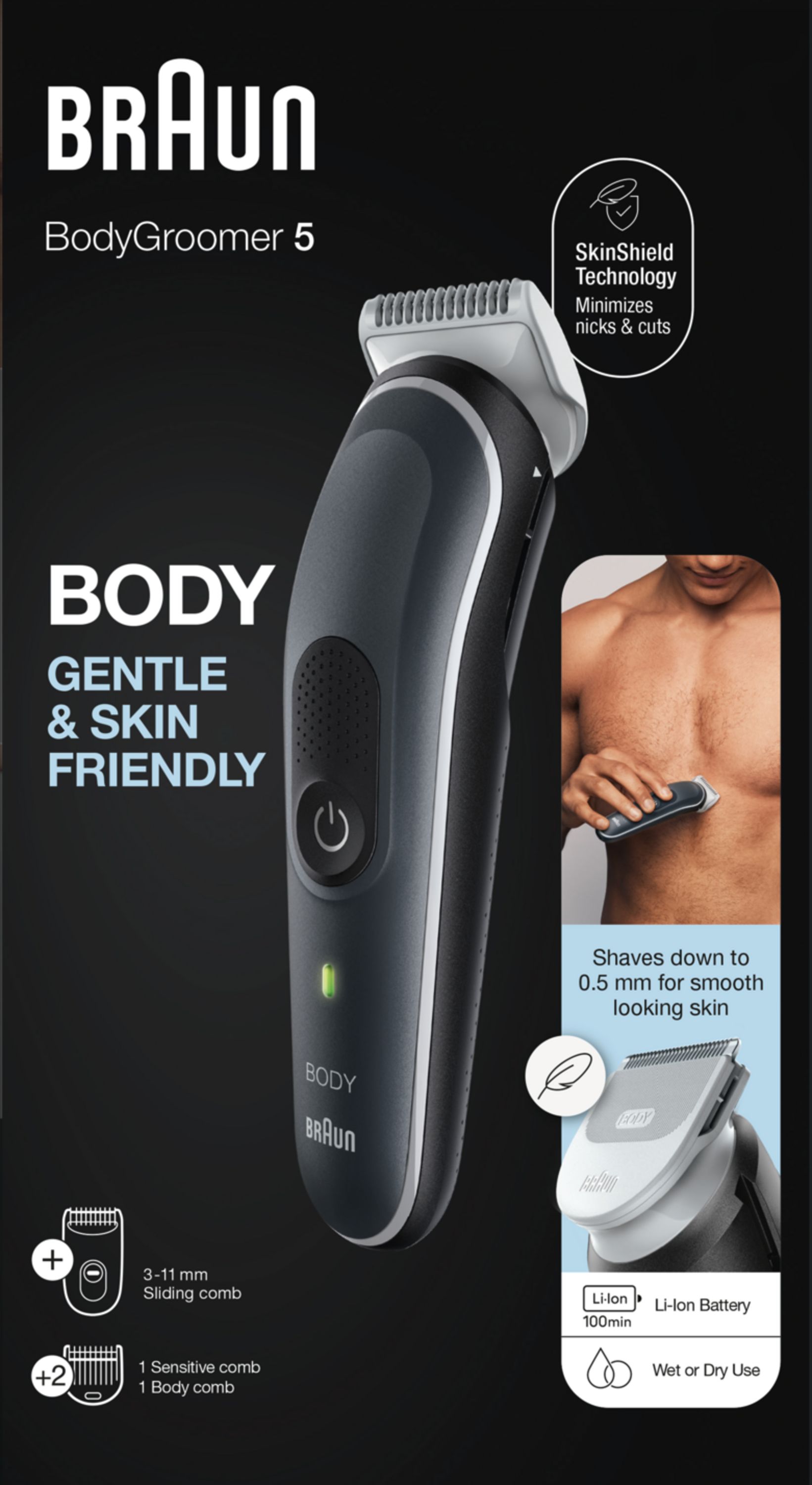 Braun - BodyGroomer "5 - BG5340" in Grau und Schwarz