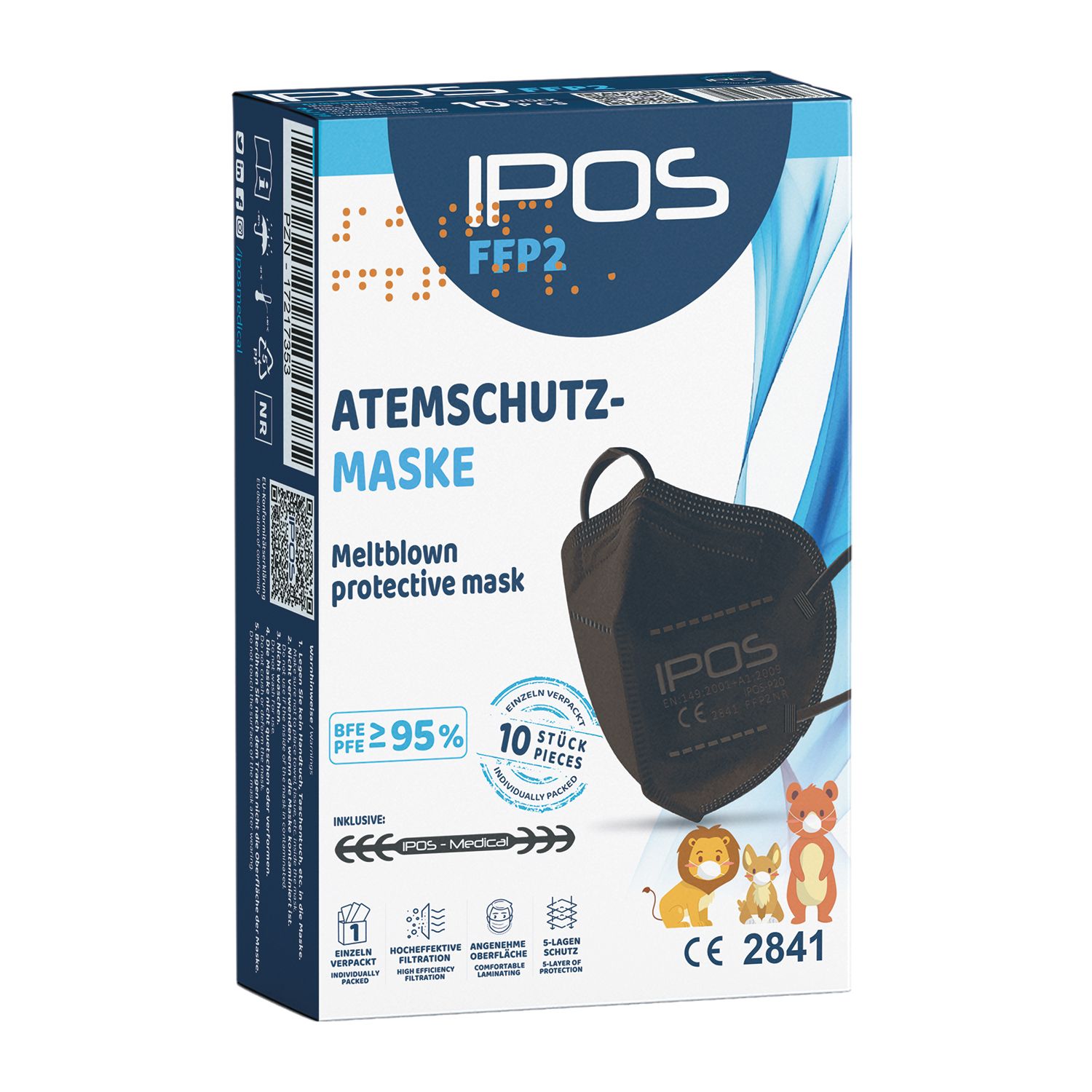 IPOS FFP2 EXTRA SMALL Atemschutzmasken