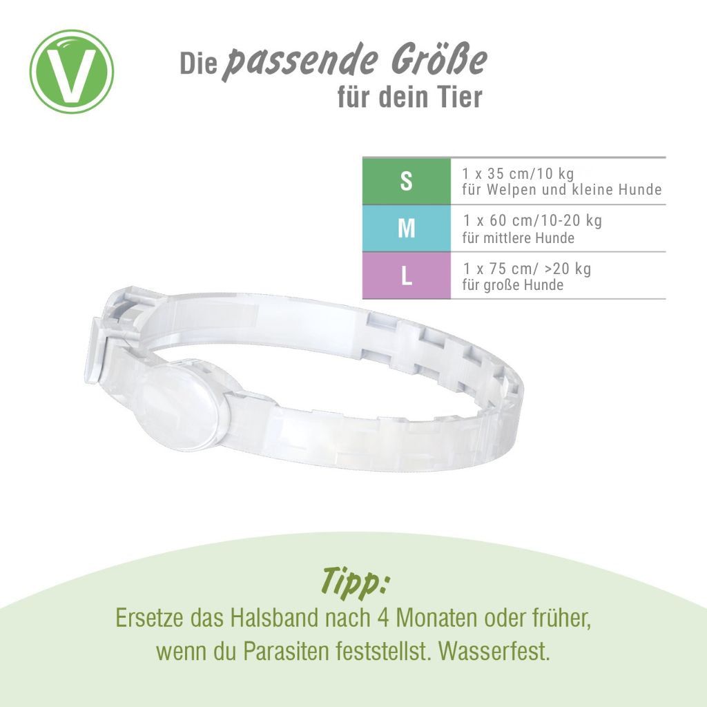 Vetlando Kokolaurin Zecken- & Floh-Halsband für Hunde