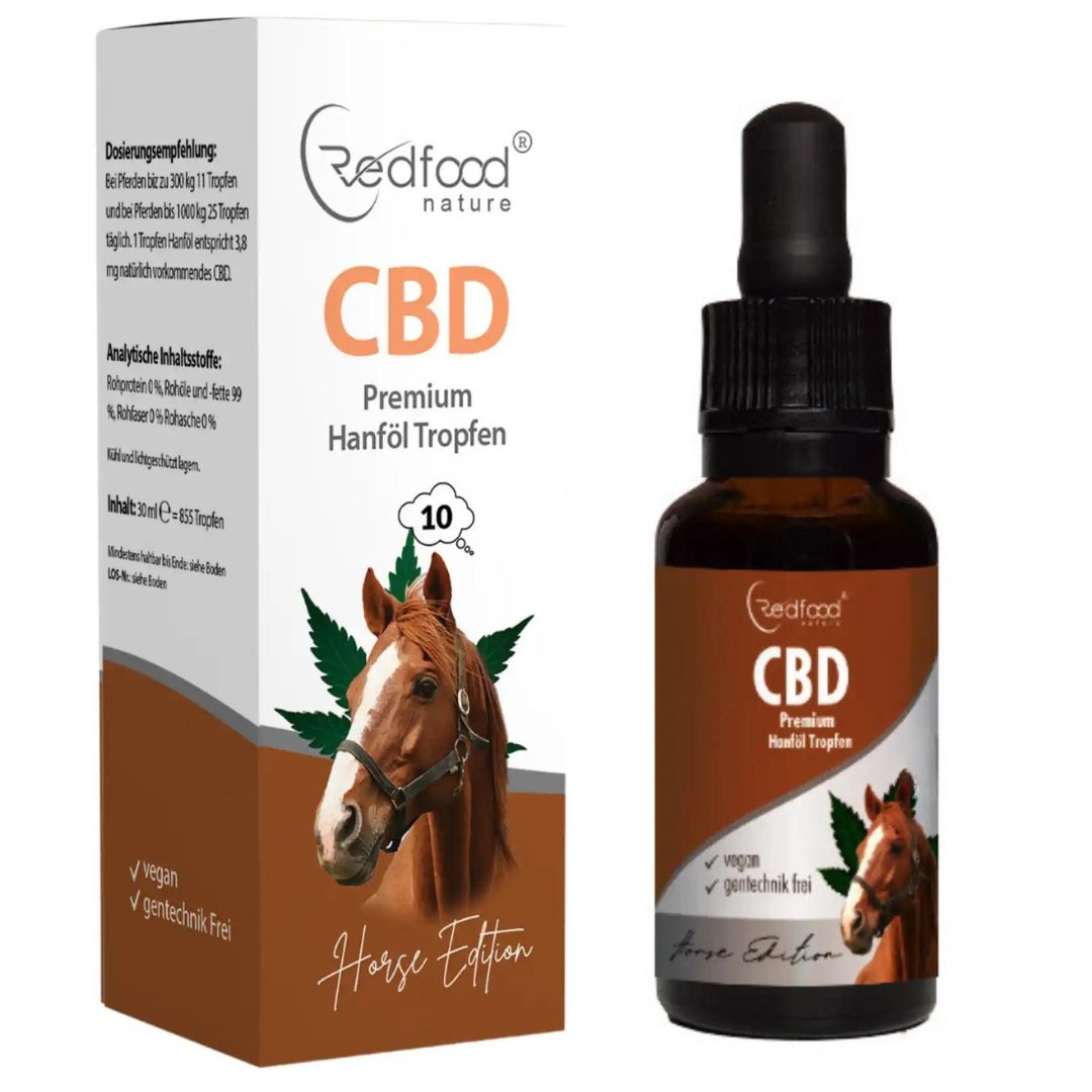 CBD Öl für Pferde mit Leinsamenöl 10%