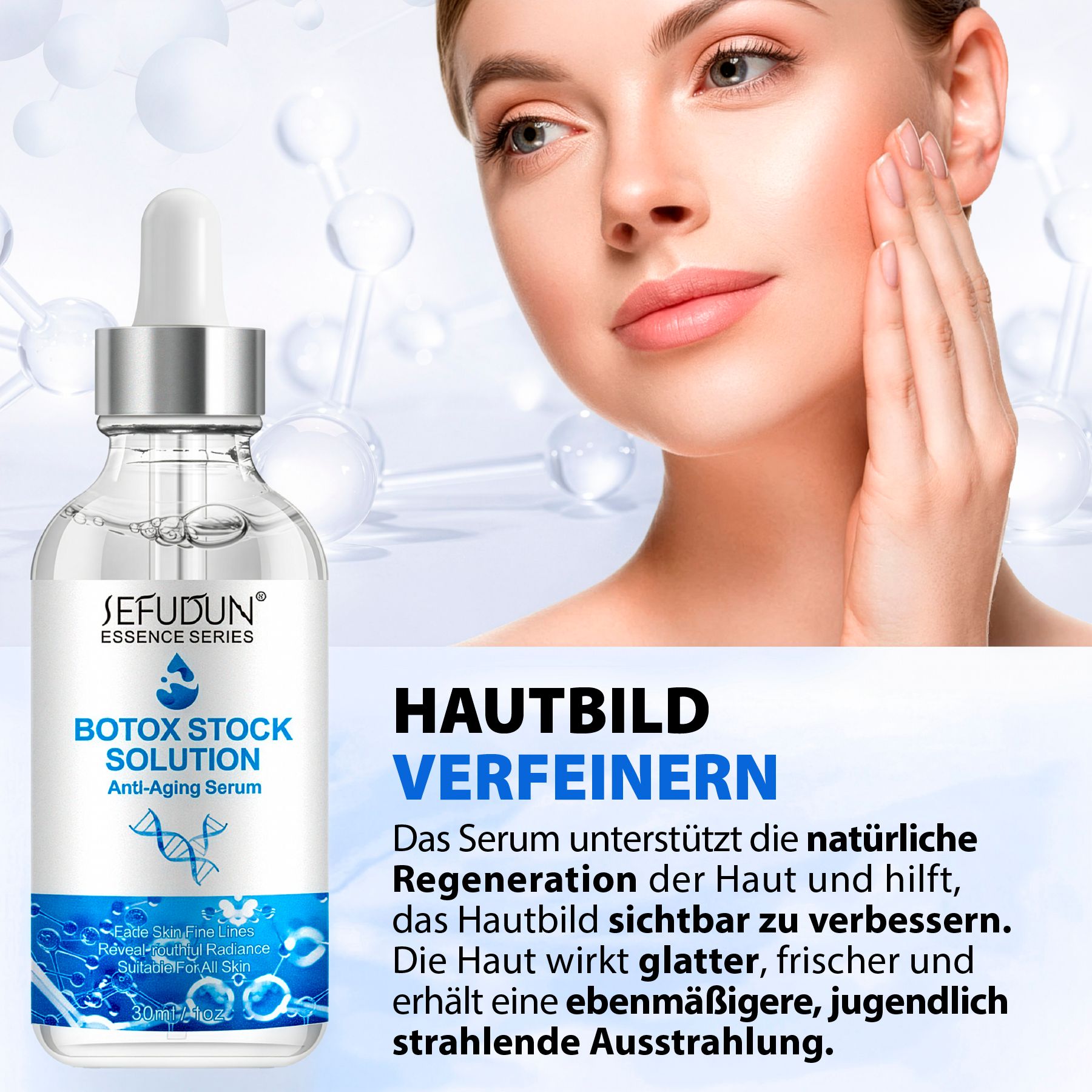 ALIVER Gesichtsserum Botox-Solution Anti-Aging für Gesicht
