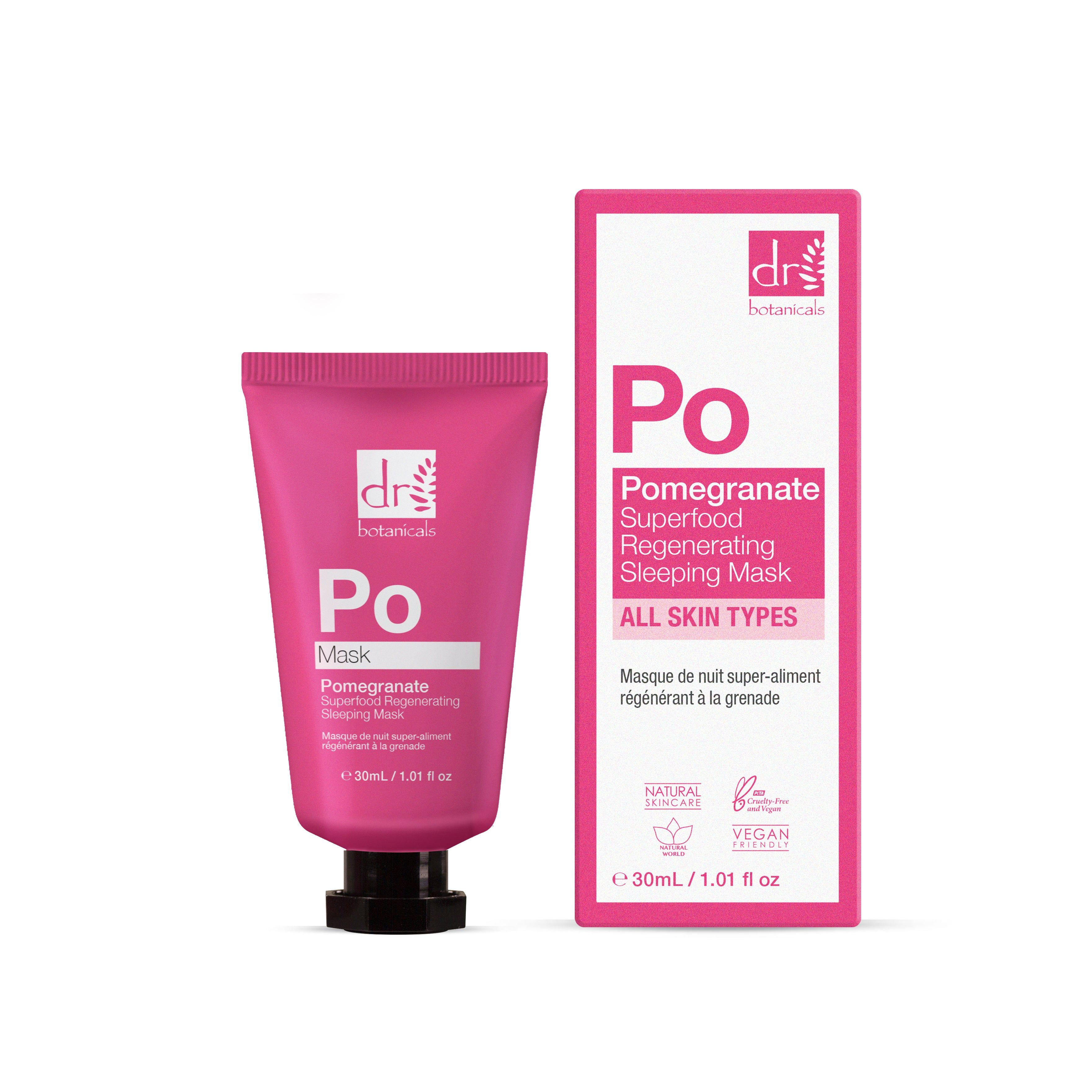 Dr Botanicals Pomegranate Superfood Regenerating Sleeping Mask