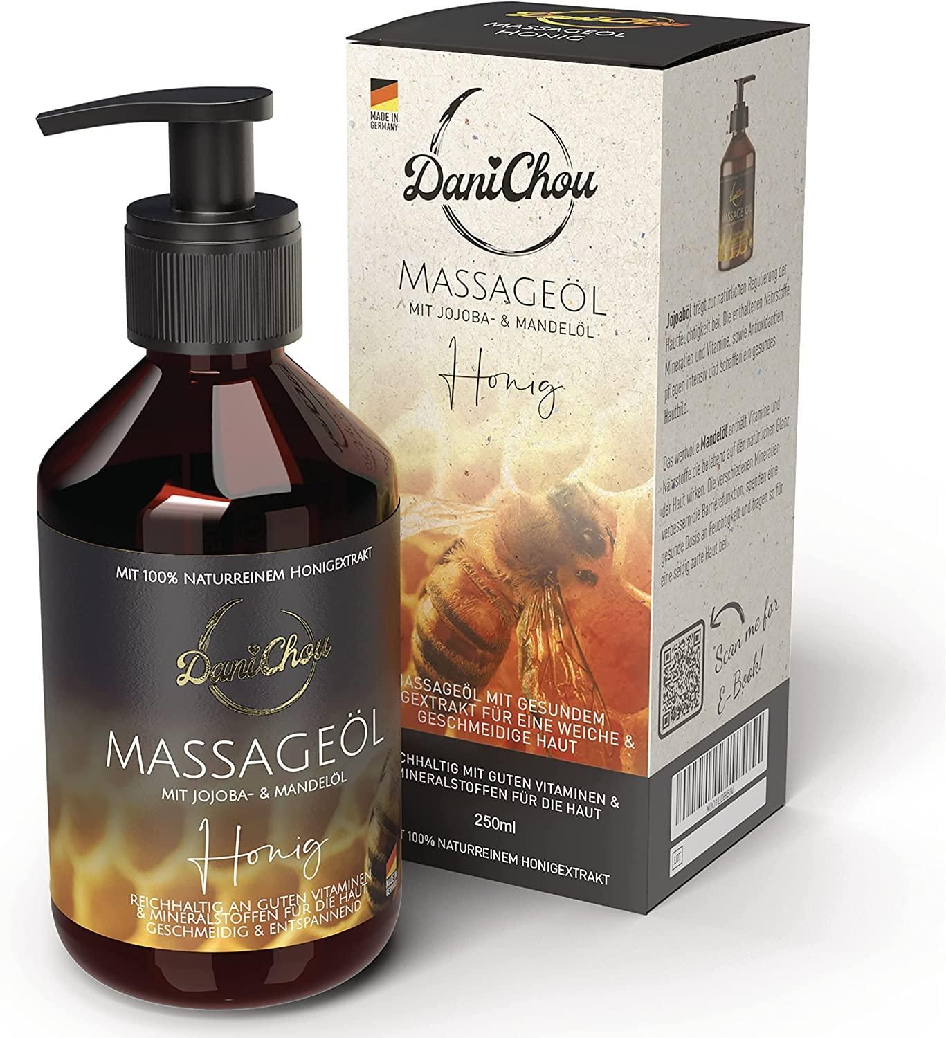 DaniChou Massageöl Honig