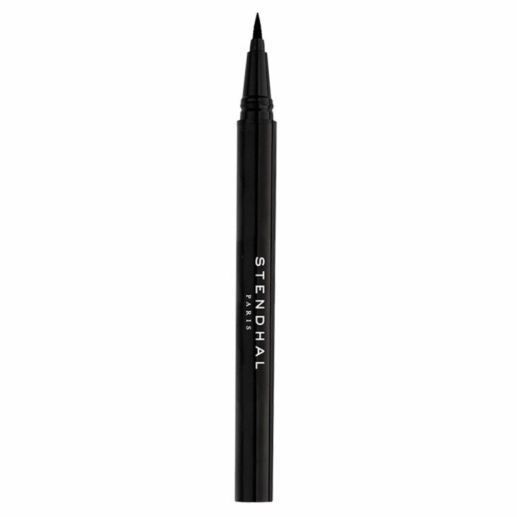 Schwarzer Eyeliner-Filzstift. Aufschrift: STENDHAL PARIS. Spitze nach oben. Schwarzer Stift.