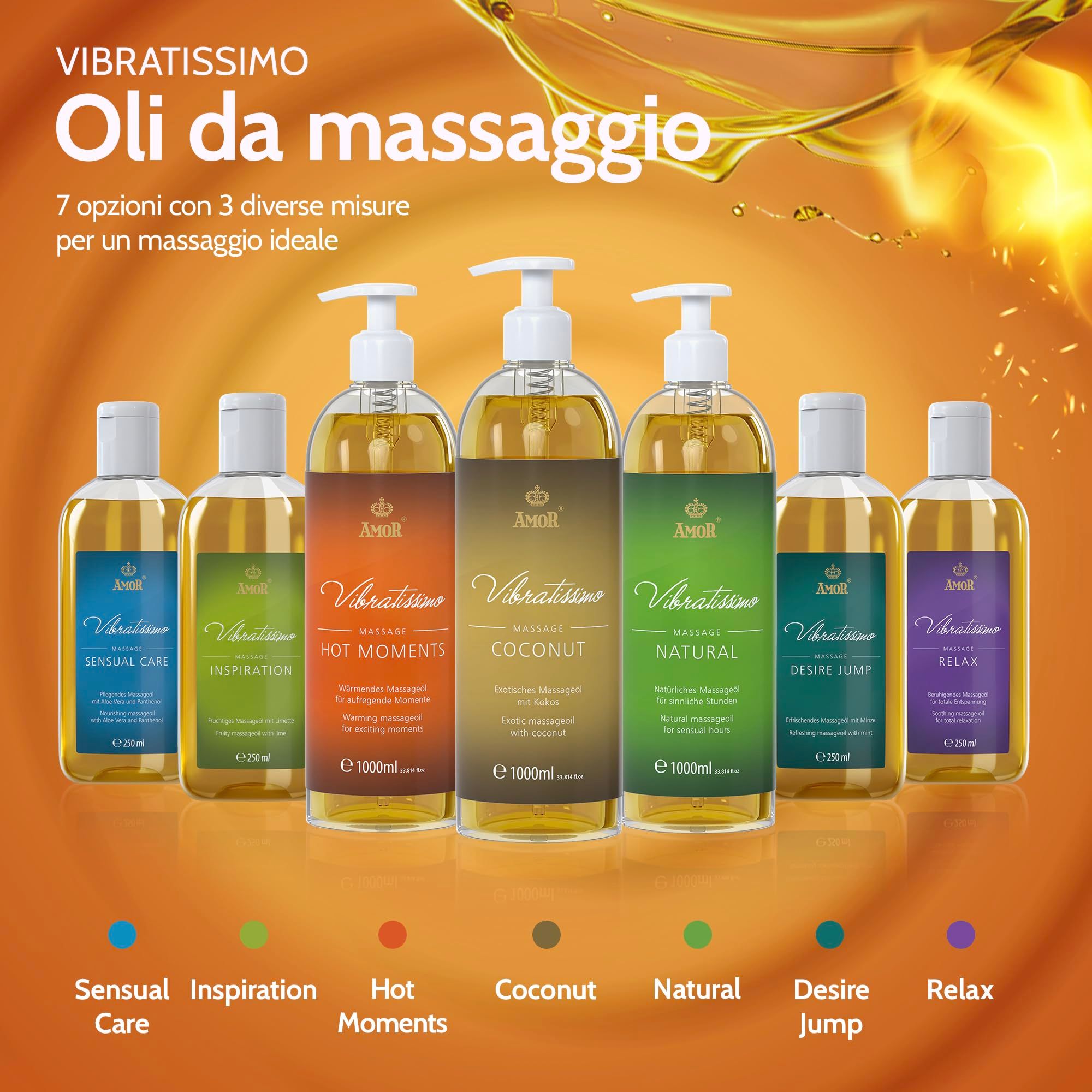 Vibratissimo Massageöl Hot Moments