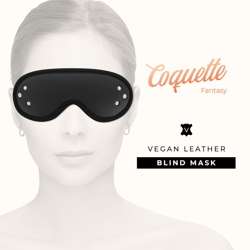 Coquette - Vegane Ledermaske mit Neoprenfutter