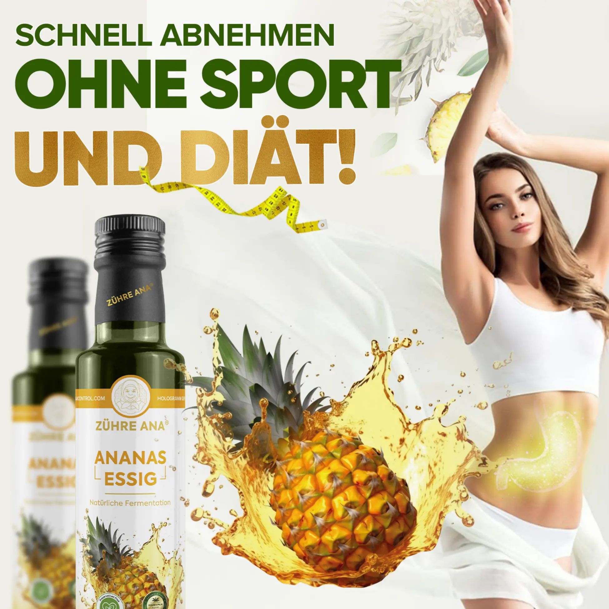 Zühre Ana Ananasessig - Natürliche Fermentation