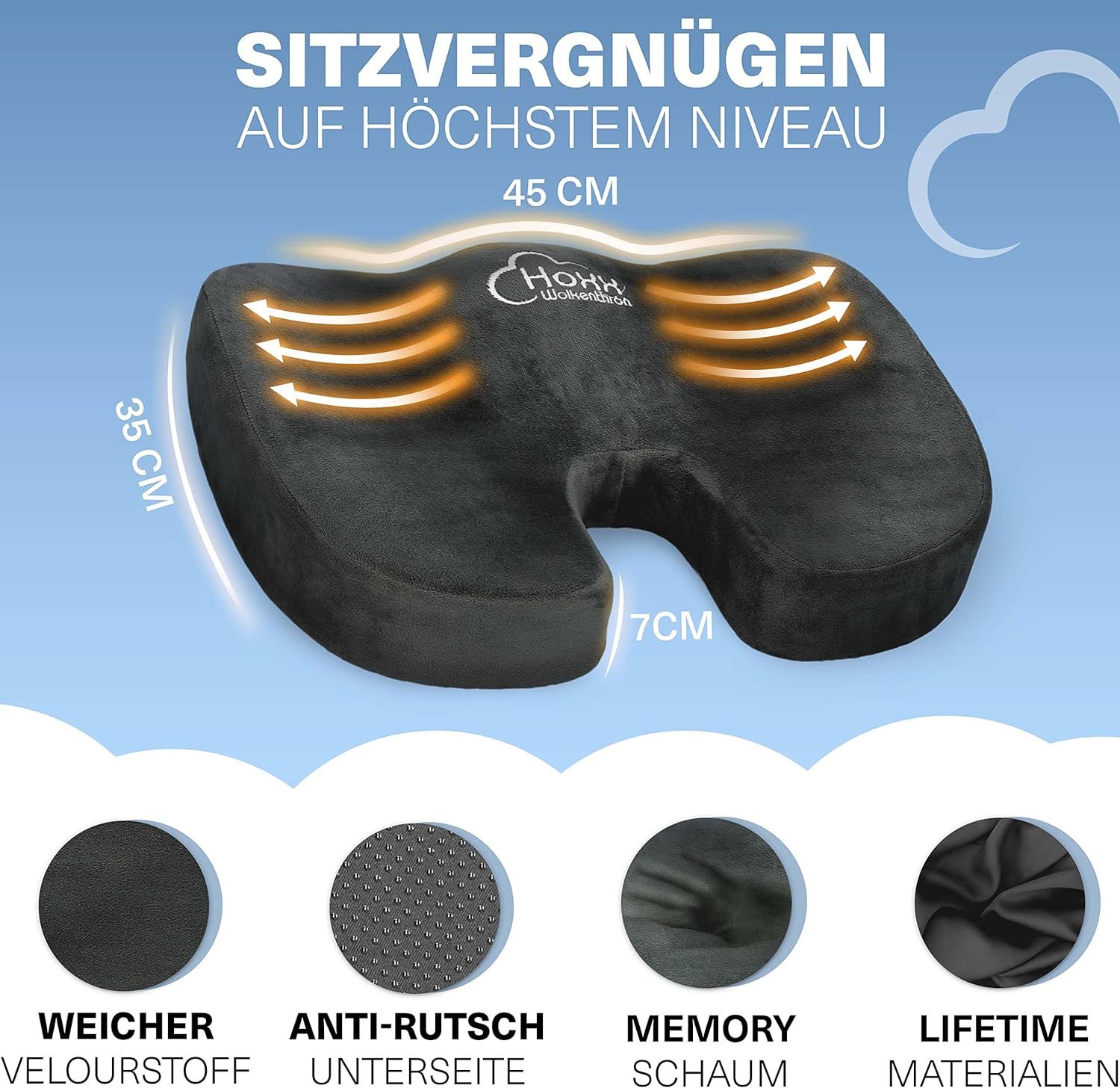 Hoxx ® Wolkenthron Sitzkissen