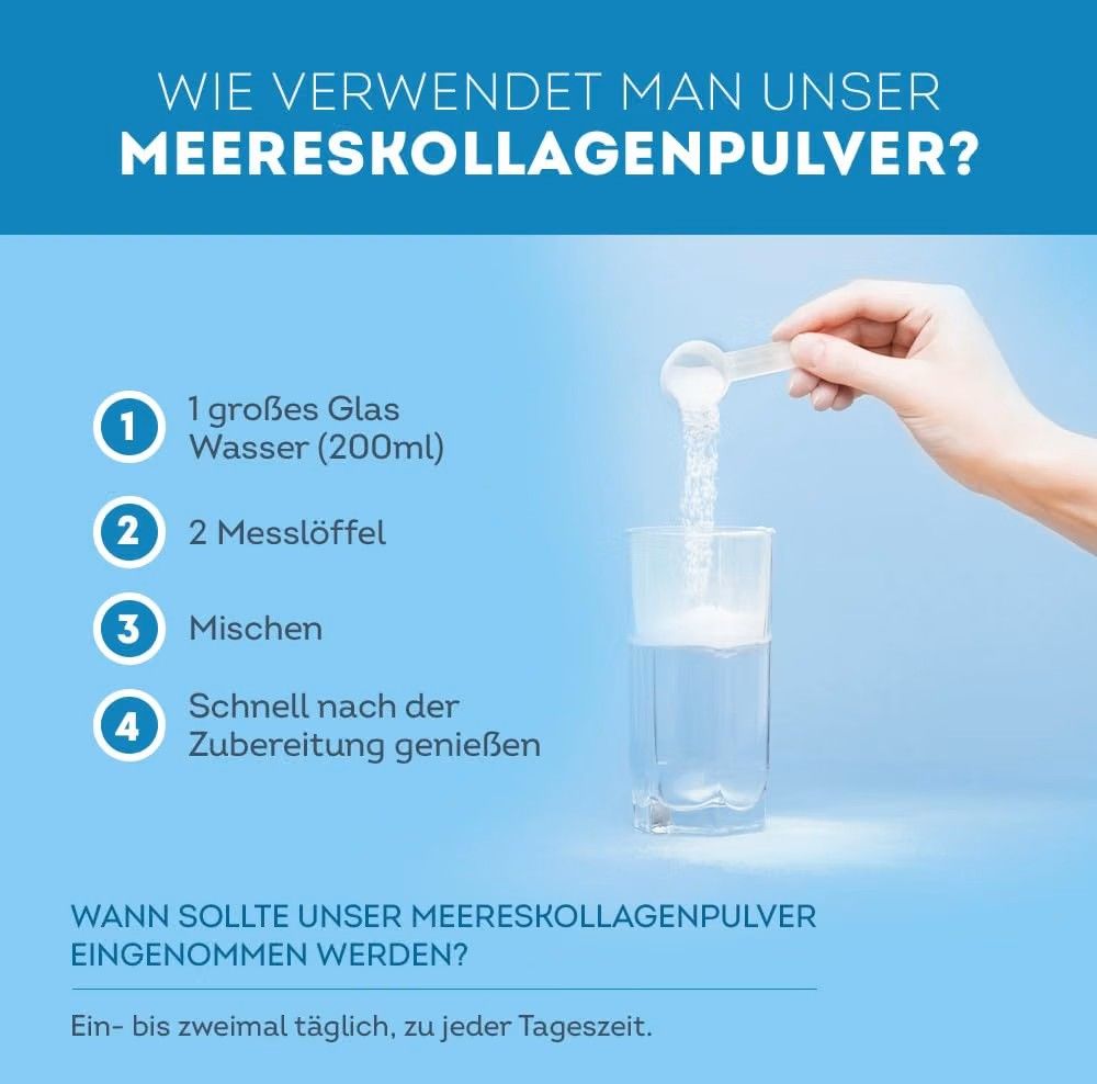 Vitavea Meereskollagen mit Vitamin C, Pulver Ananas-Limette