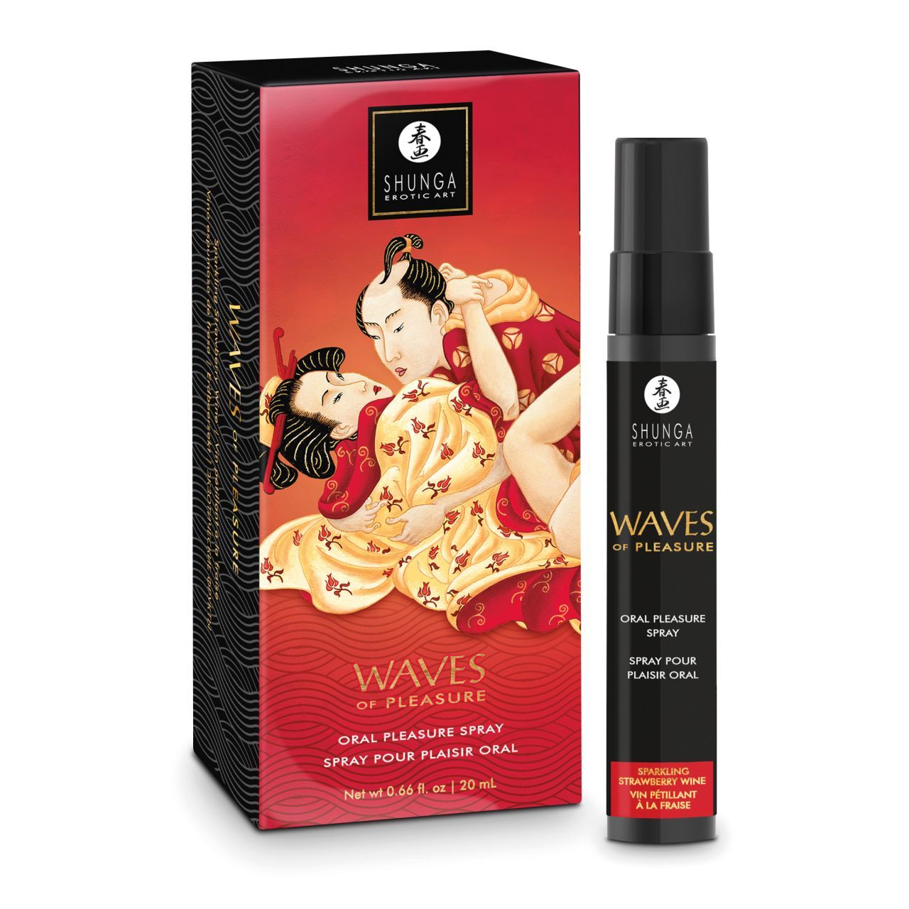 Shunga Erotic Art - Waves of Pleasure - Spray