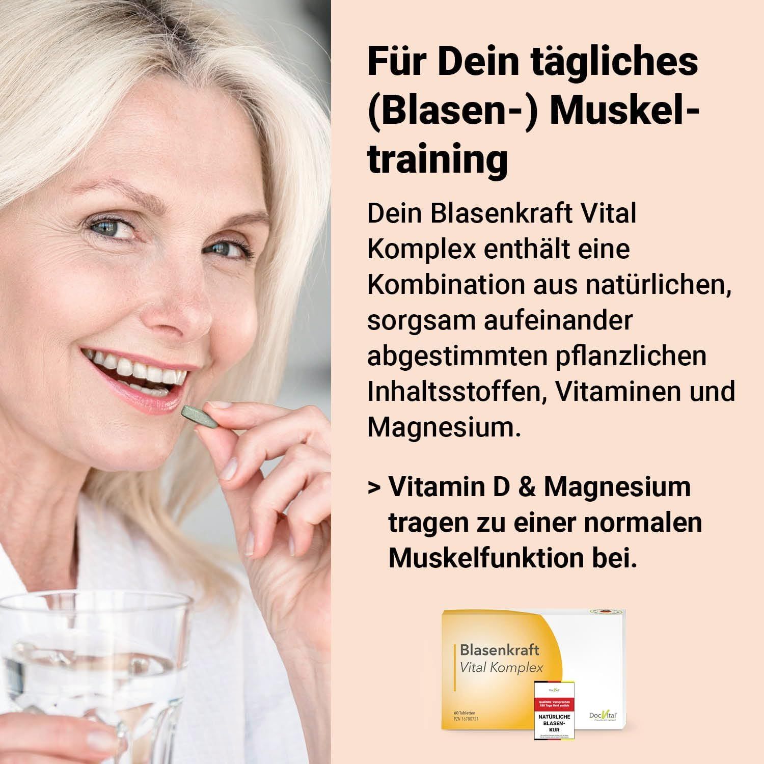 DocVital Blasenkraft Blasen Tabletten