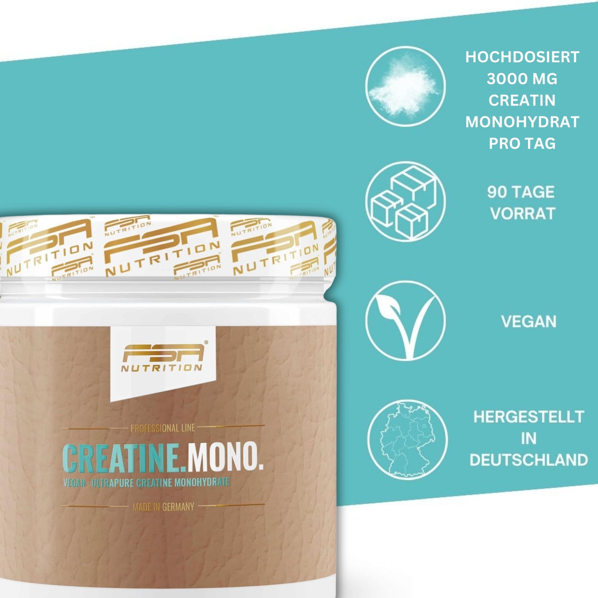 FSA NUTRITION Creatine Monohydrate Kapseln