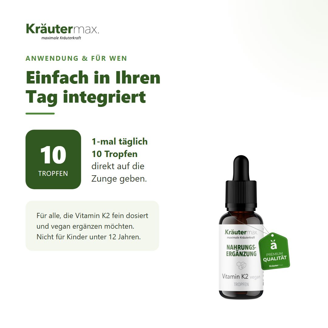 Kräutermax Qualität: Nach Originalrezeptur, 100% vegan, gluten-, laktose-, fruktosefrei, ohne Farbstoffe.