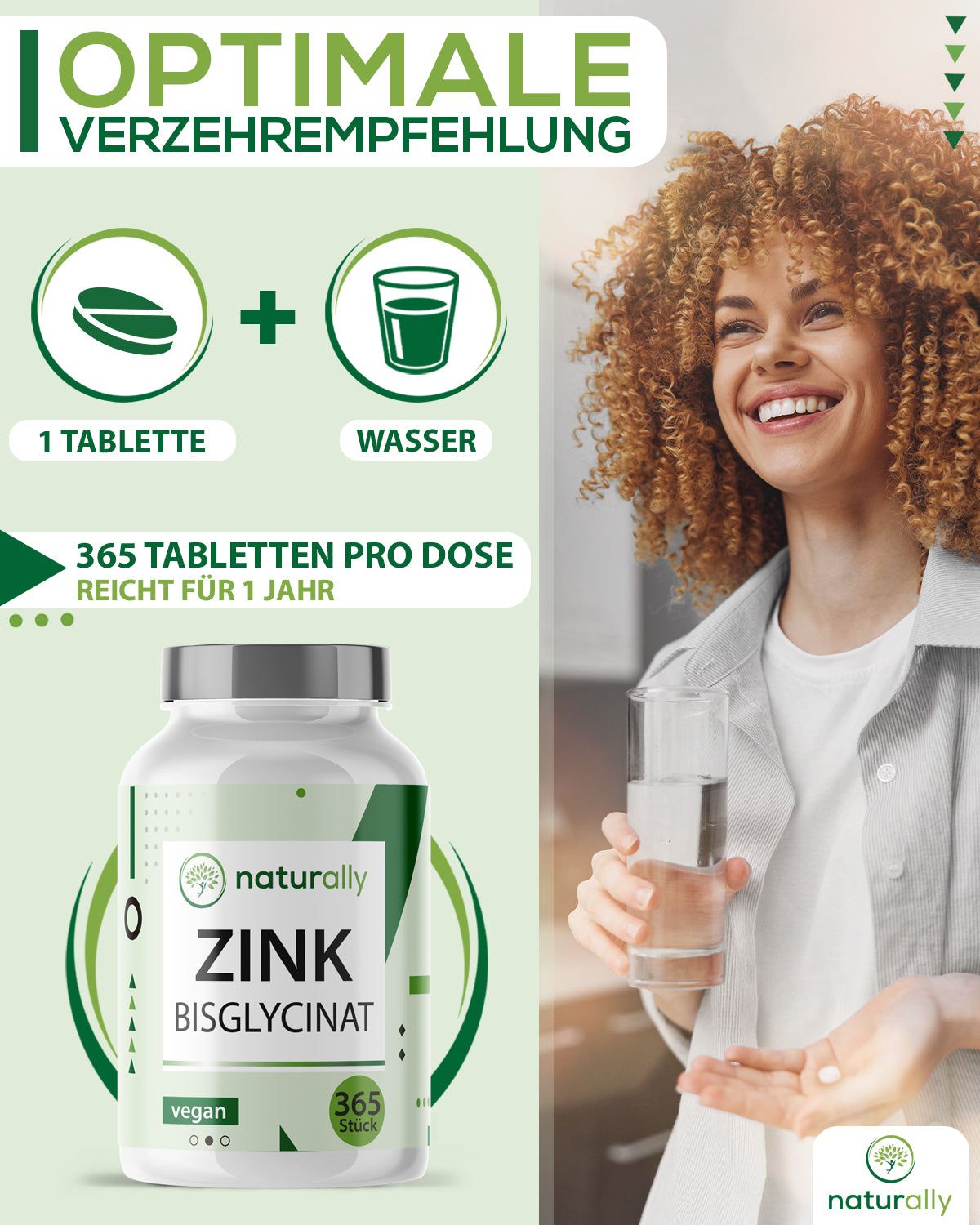naturally Zink | für Haut, Haare & Nägel