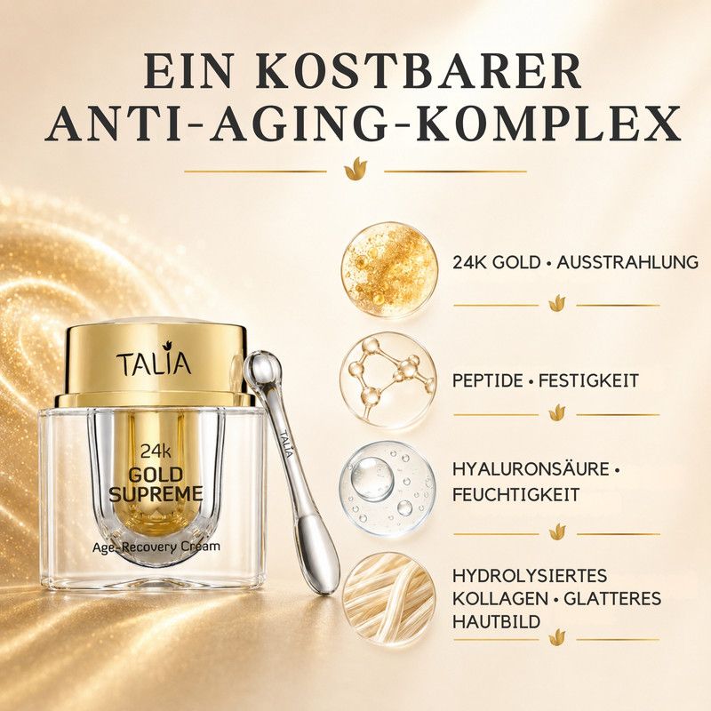TALIA - Gold Supreme Gesichtscreme mit 24K Gold