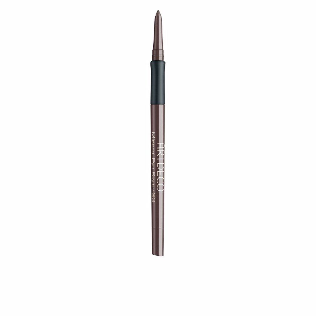 Artdeco Mineral Eye Styler. Brauner Stift mit schwarzem Mittelteil. Produktname und Marke auf dem Stift.