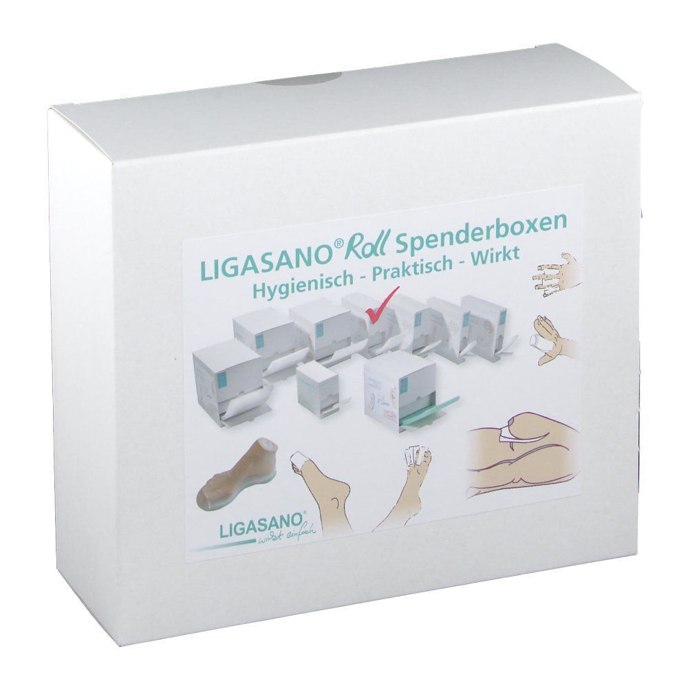 LIGASANO® Roll Spenderbox 0,6 cm x 5,5 cm x 3 m unsteril