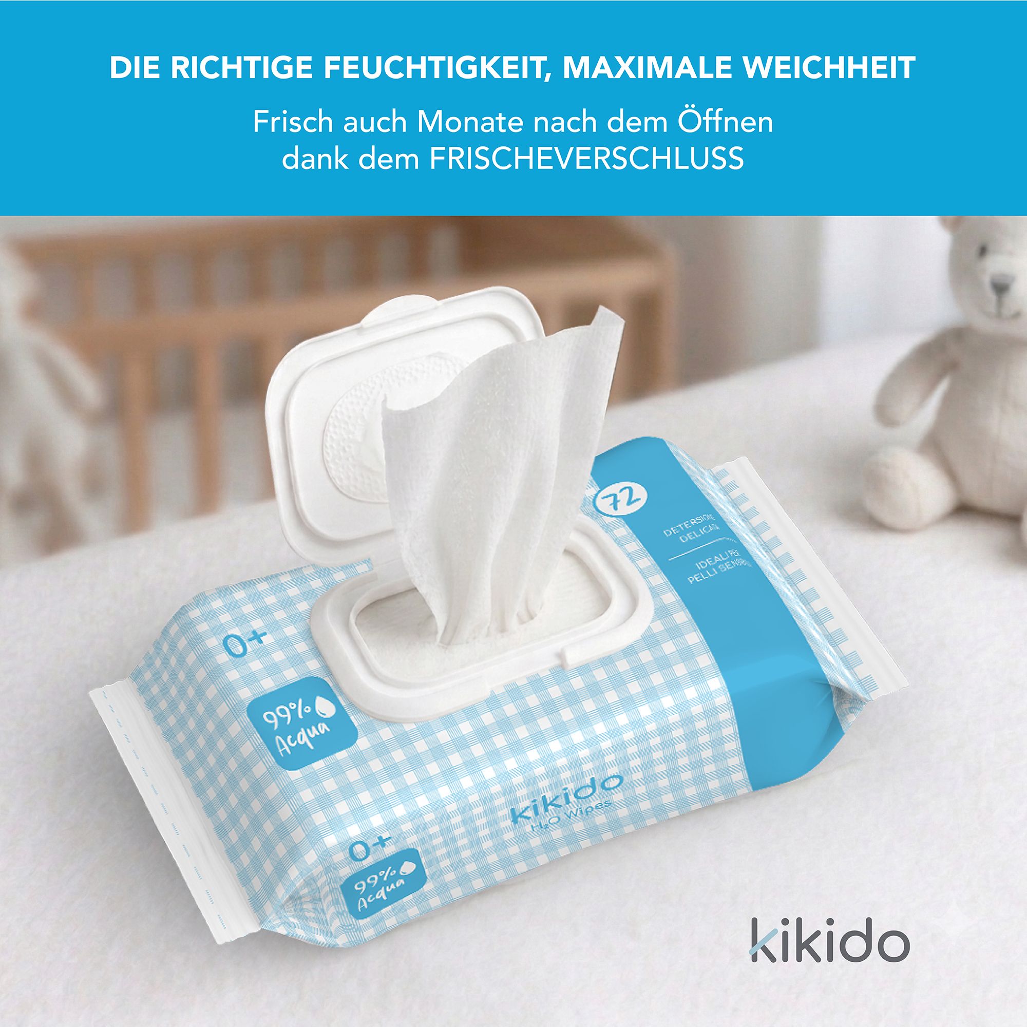 Kikido Baby Feuchttücher Wasser Ohne Duftstoffe