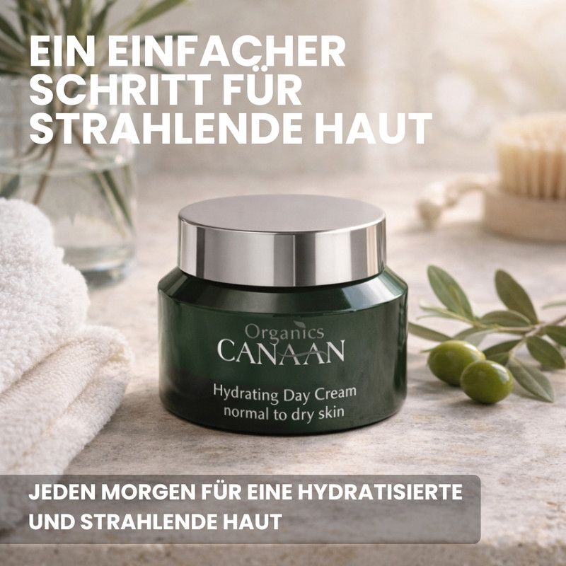 Canaan - Feuchtigkeitsspendende Tagescreme mit Olivenöl