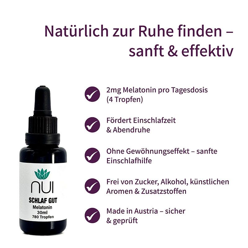 NUI Schlaf Gut mit Melatonin