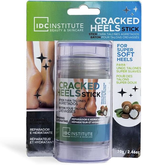 IDC Institute Cracked Heels Stick. Produkt in Verpackung. Aufschrift: "Cracked Heels Stick".