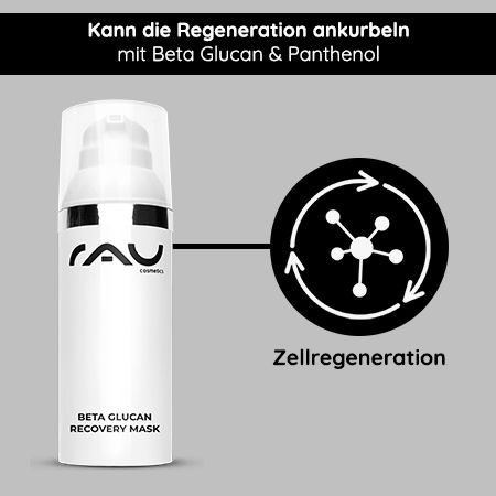 RAU Cosmetics Beta Glucan Recovery Mask reichhaltige Nachtcreme, Anti-Aging und Regeneration