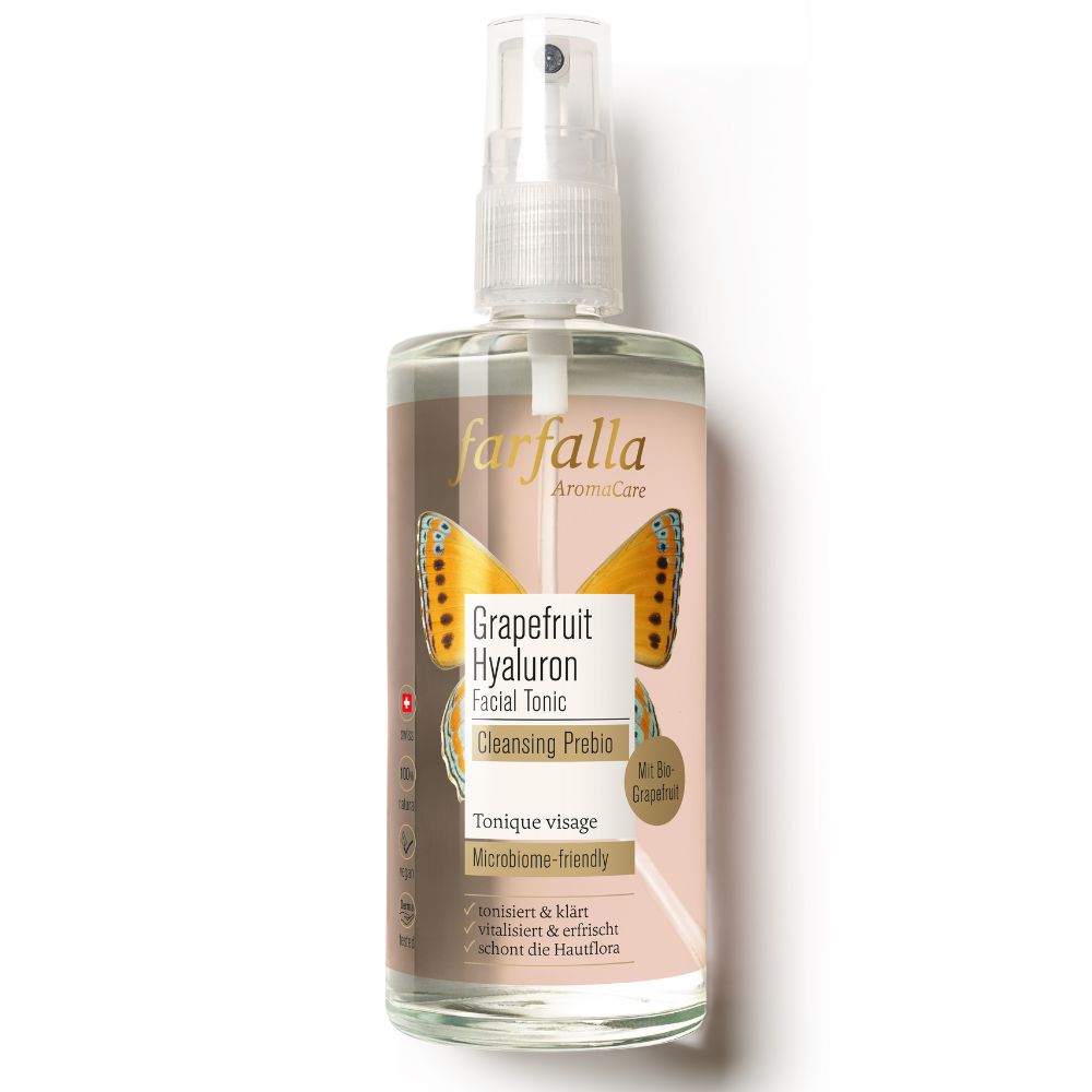 Farfalla Grapefruit Hyaluron Gesichtstoner Cleansing Prebio
