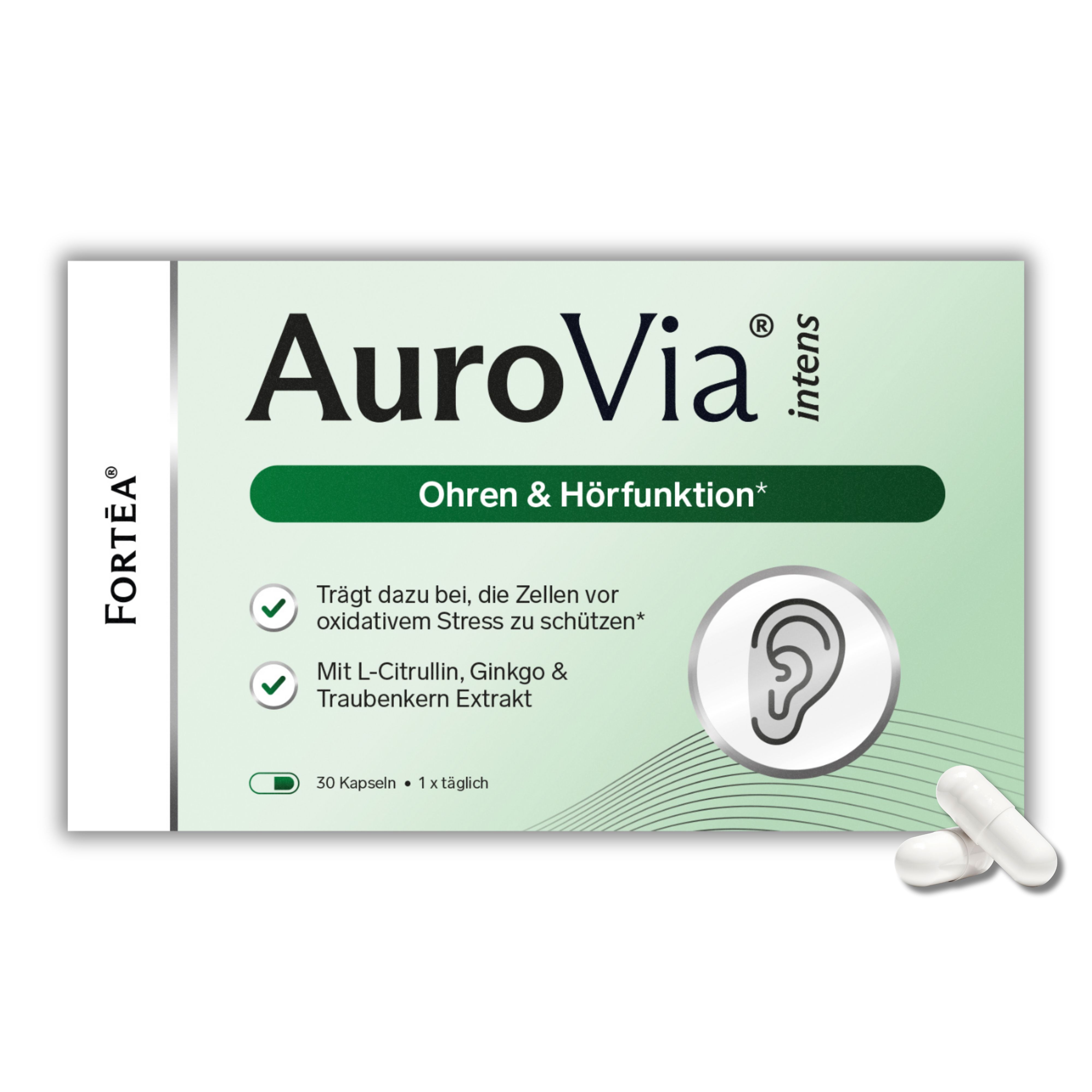 FORTEA® AuroVia® intens – Ohren & Hörfunktion