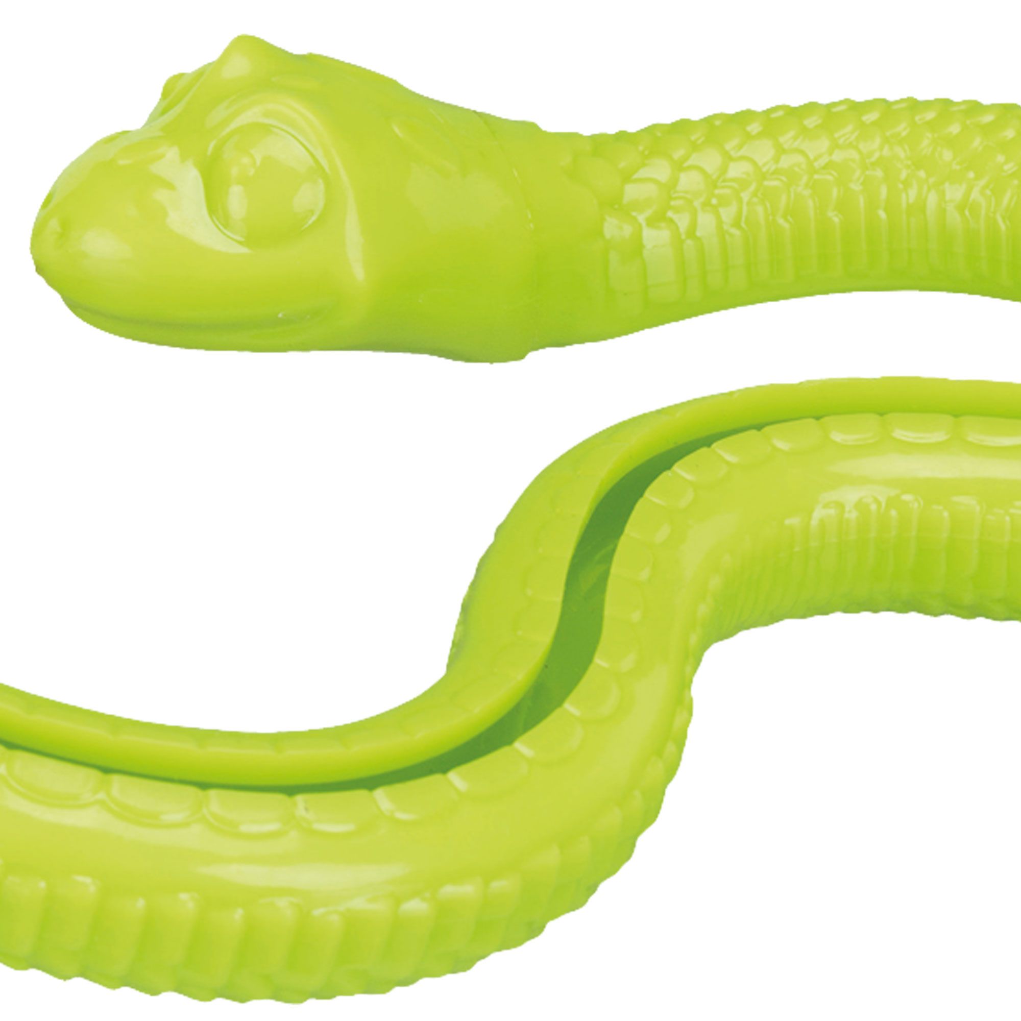 Snack Snake aus Gummi- 42 cm- mit Schlitz