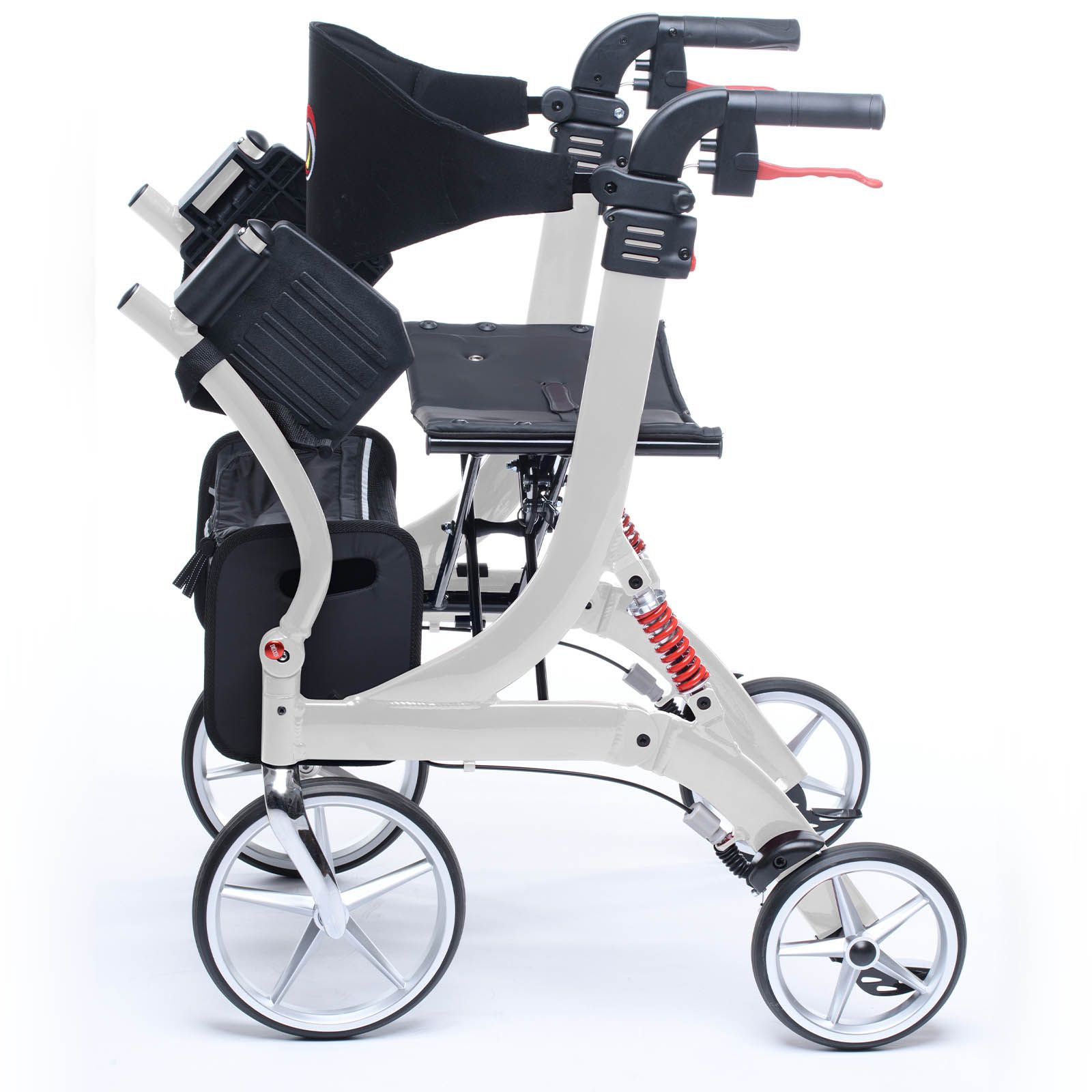 Bescomedical - 2 in 1 Rollator SPRING VARIO mit Rollstuhl Funktion