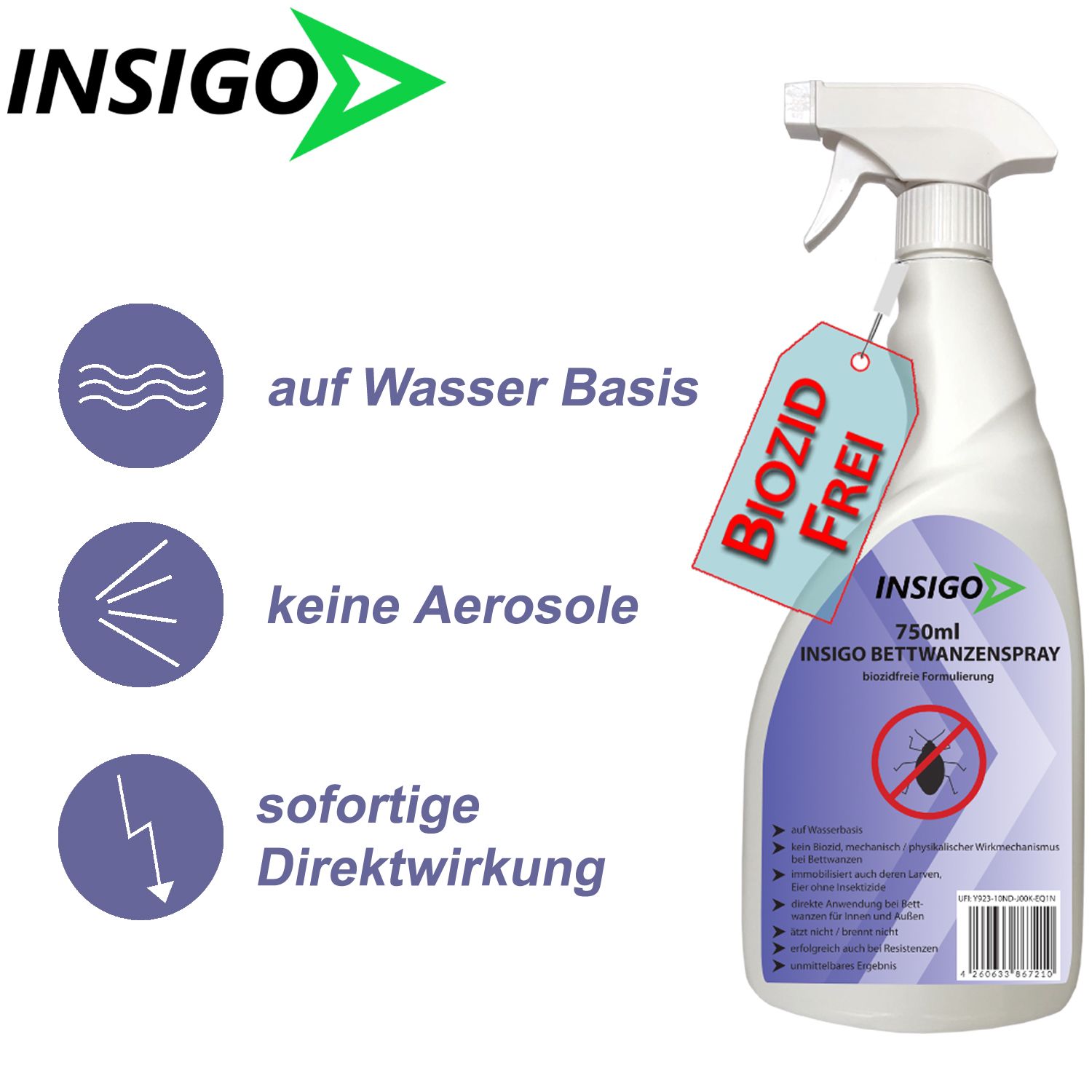 INSIGO Bettwanzenspray