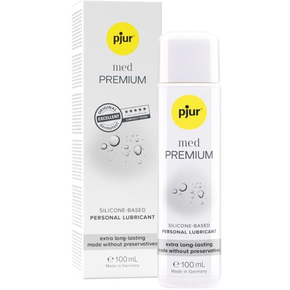 Gleitgel „Premium Glide“ auf Silikonbasis | Für lange Sex- und Massagelust | pjur