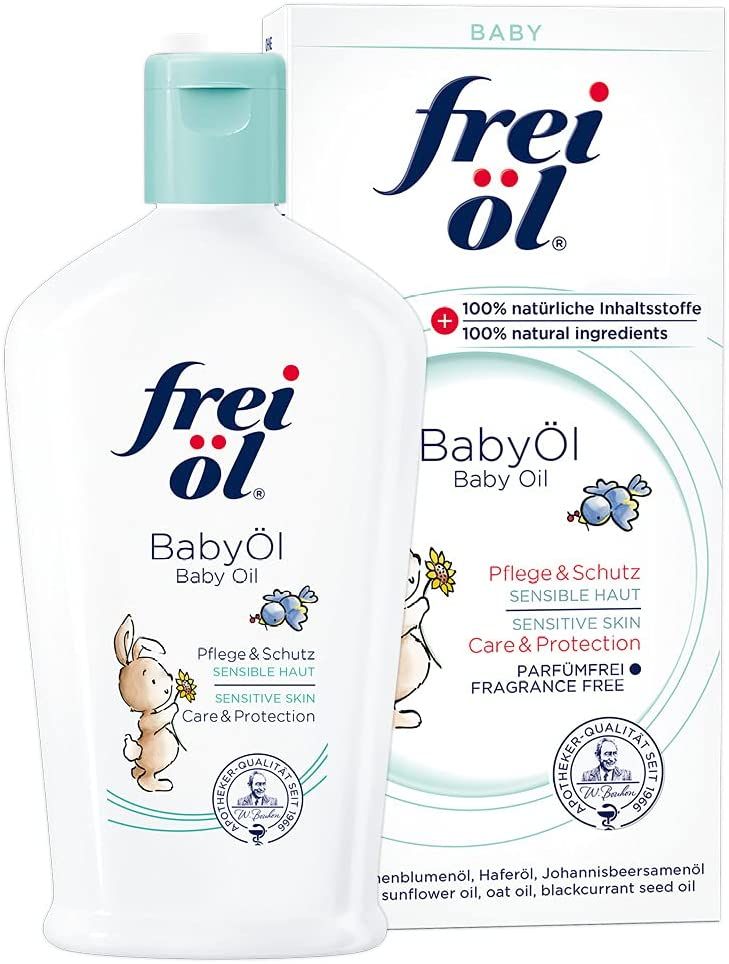frei öl BabyÖl, 100 % natürliche Inhaltsstoffe; begleitend bei Neurodermitis (Babys, Kinder)