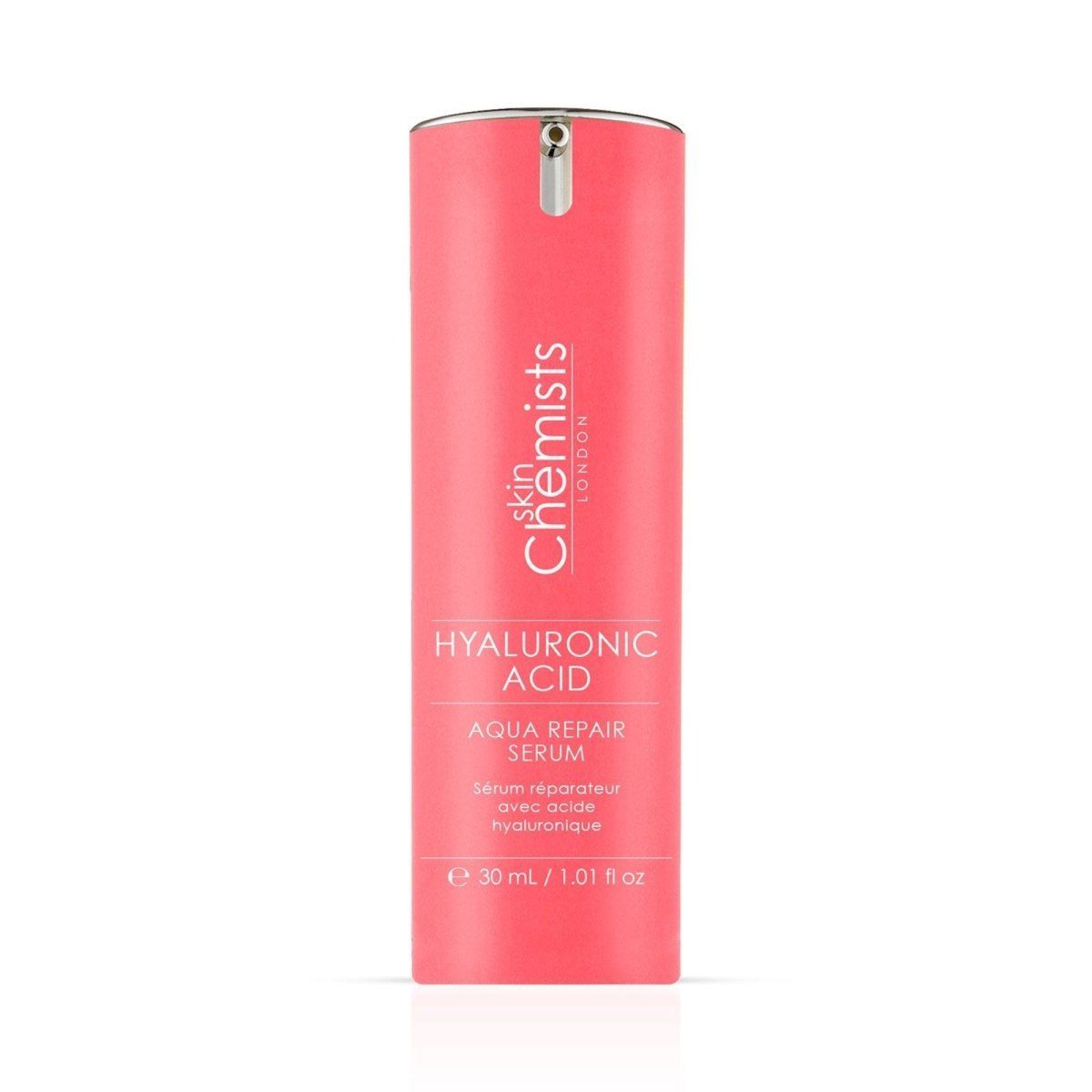 SkinChemists Hyaluronsäure Aqua Repair Serum Flasche.