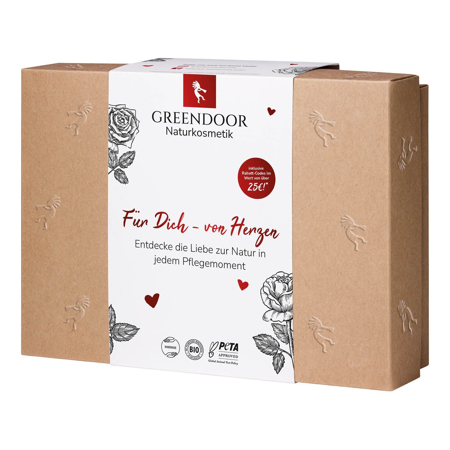 GREENDOOR Muttertag Kosmetik Geschenk Set Von Herzen