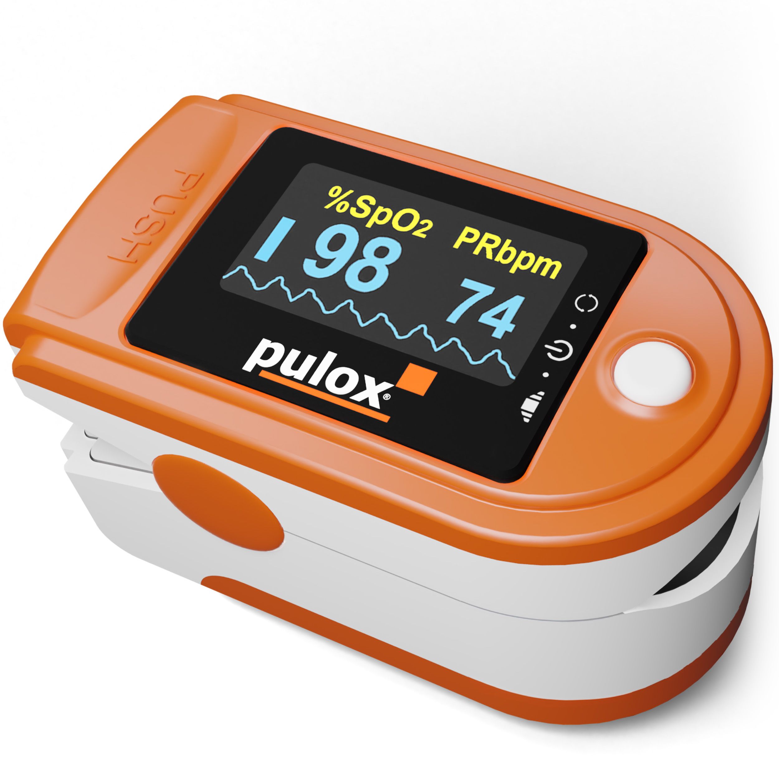 pulox - PO-200 Solo - Finger-Pulsoximeter - Orange