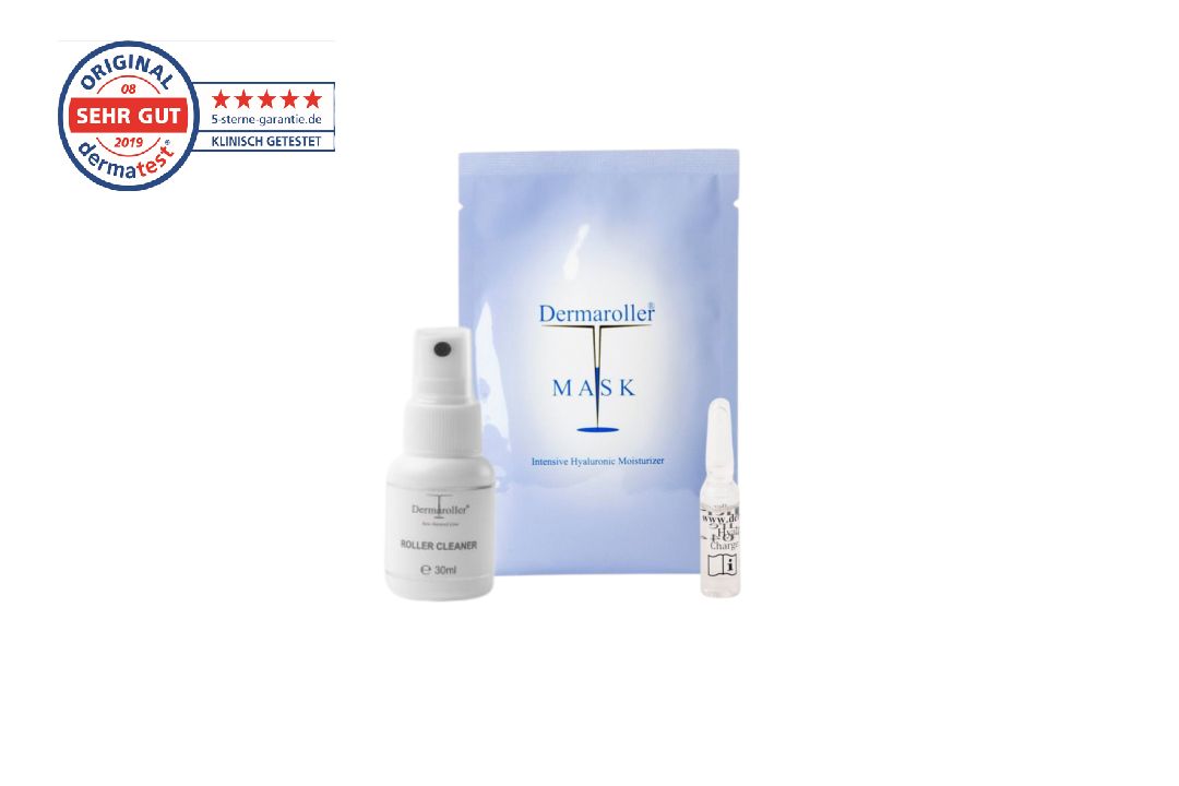 Roller Cleaner, Gesichtsmaske und Hyaluron Ampulle