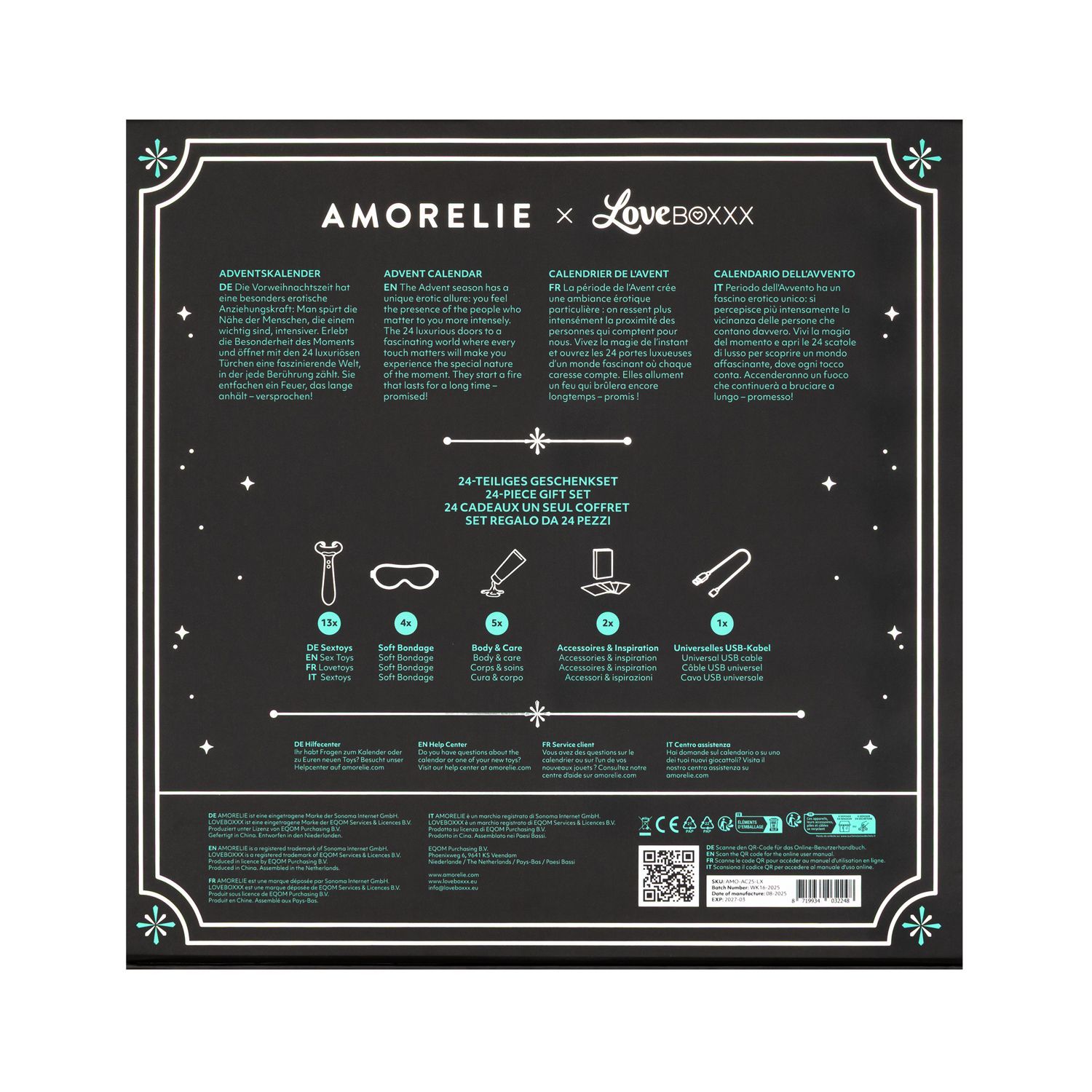 AMORELIE Adventskalender 2025 - Luxury Edition