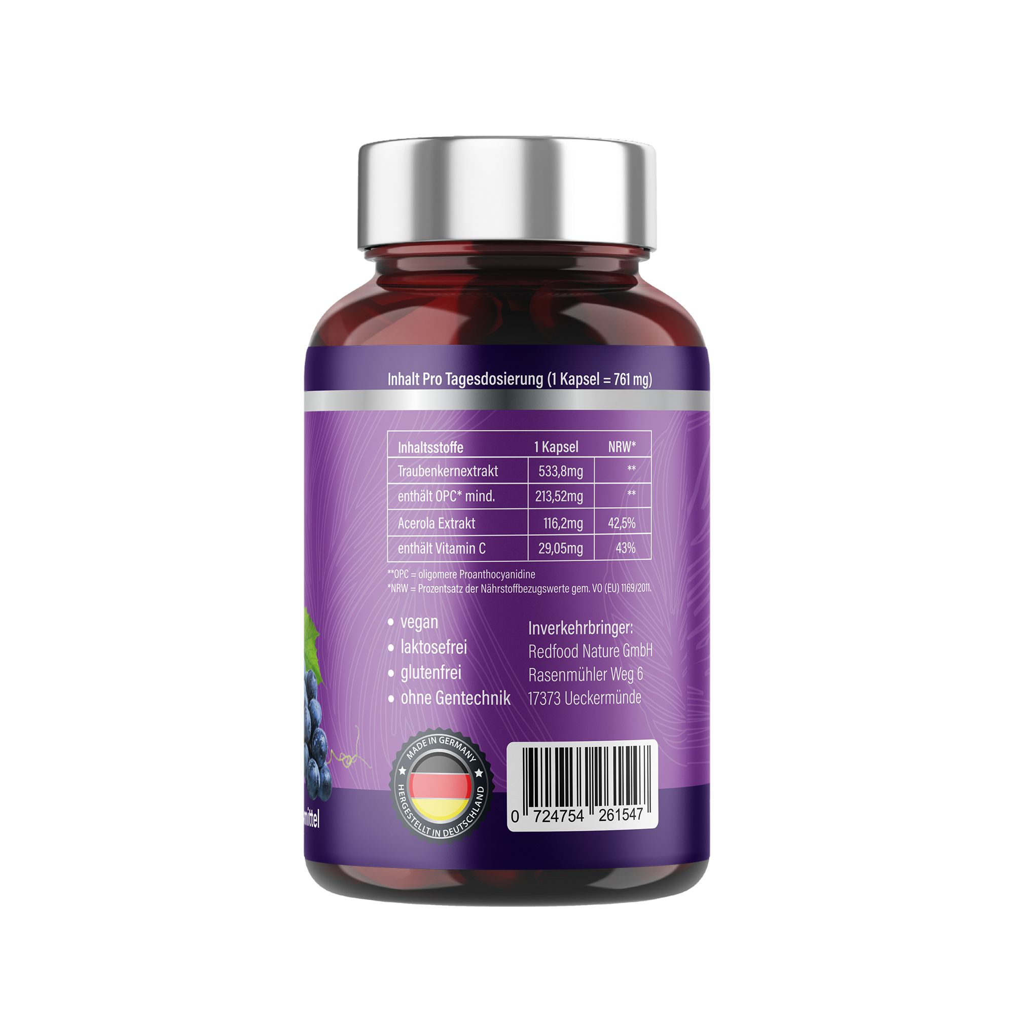Redfood® OPC Traubenkernextrakt Plus