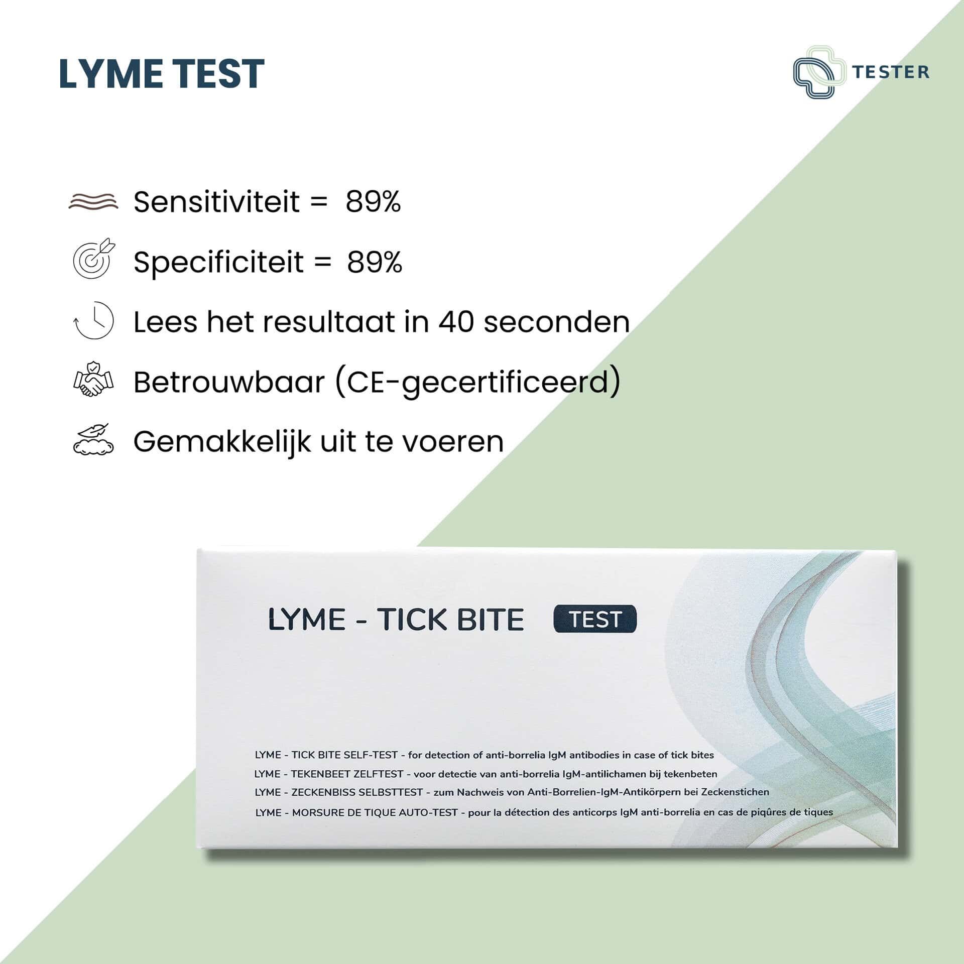 Borreliose-Test - Lyme-Nachweis nach Zeckenstich - The Tester