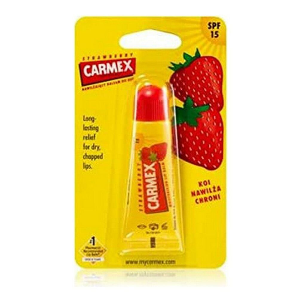 carmex strawberry bálsamo labial SPF15