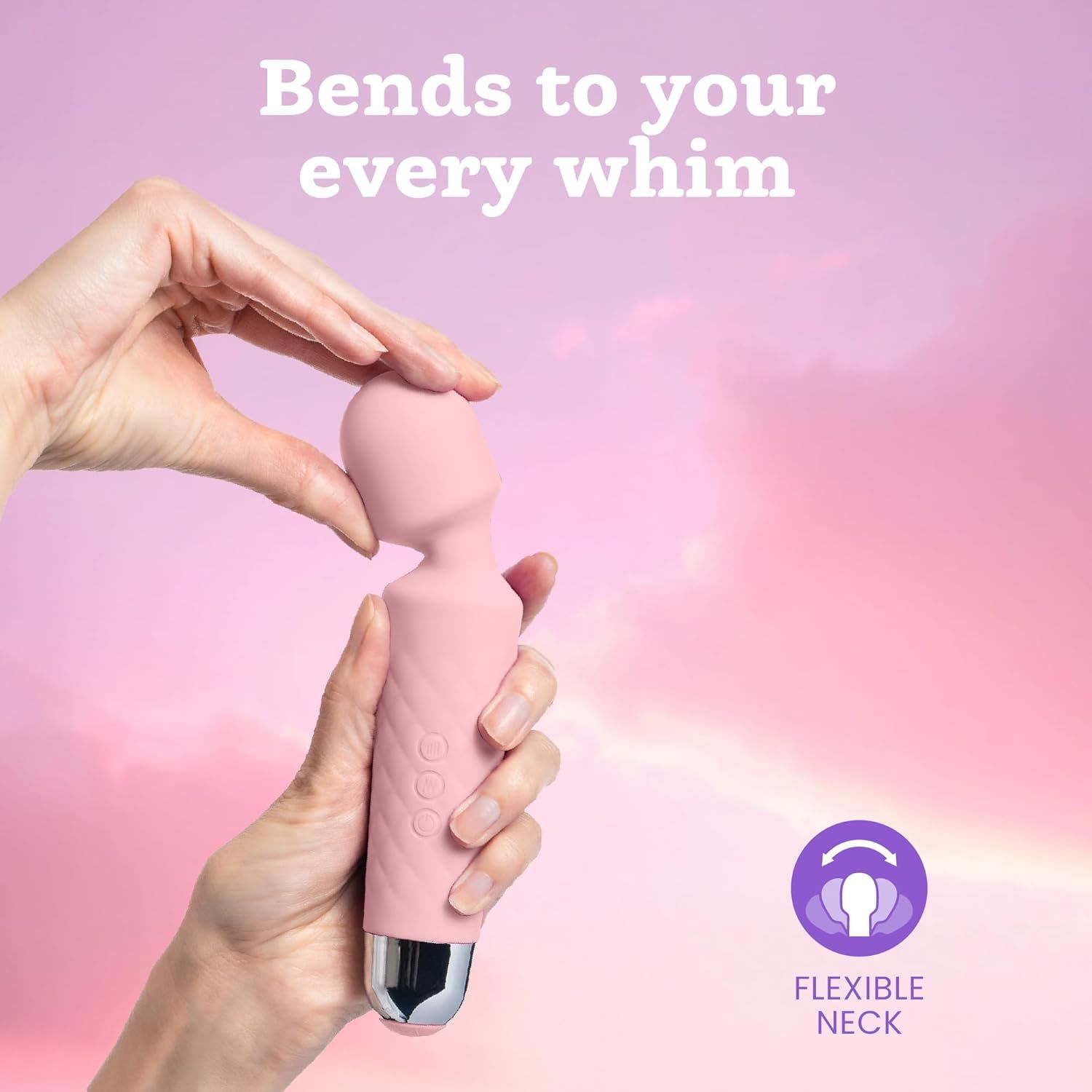 Oliver James Vibrator für Frauen - Leise & Leistungsstark Pastellrosa