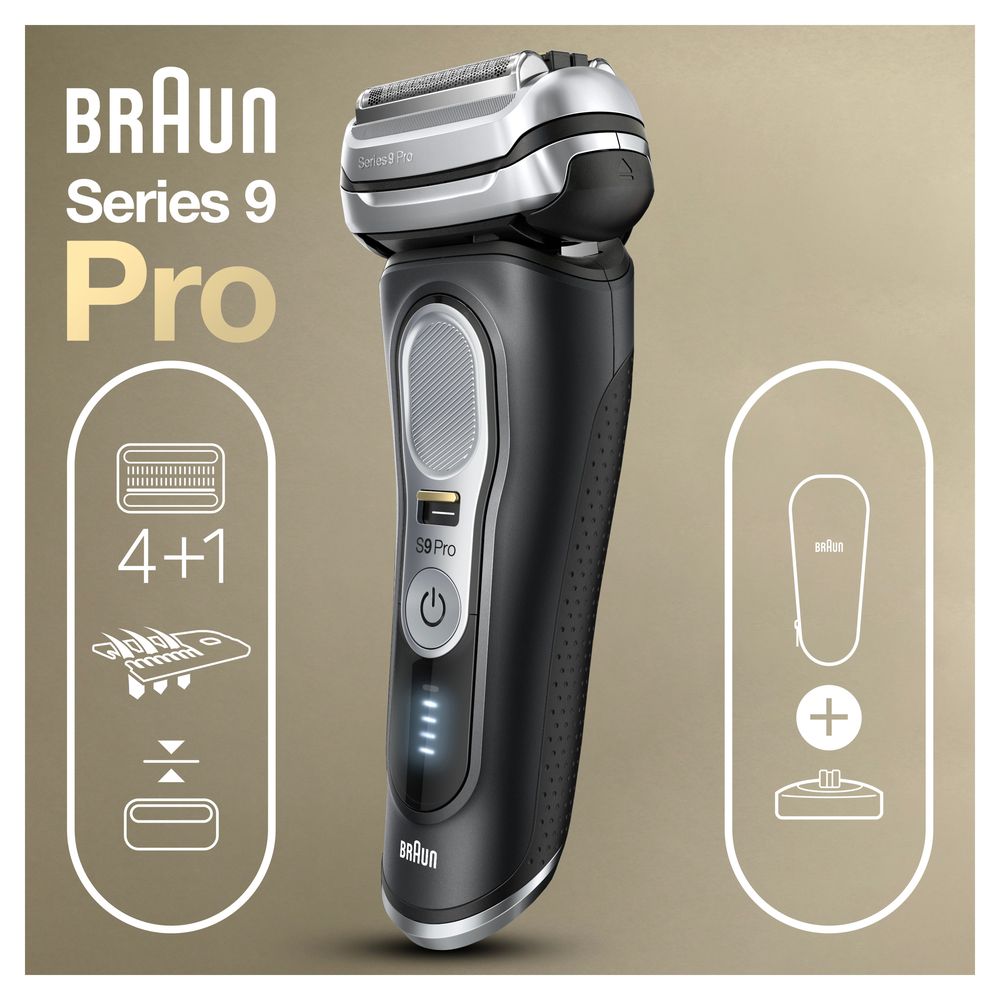 Braun - Elektrischer Rasierer "Series 9 - 9410s wet&dry" in Schwarz