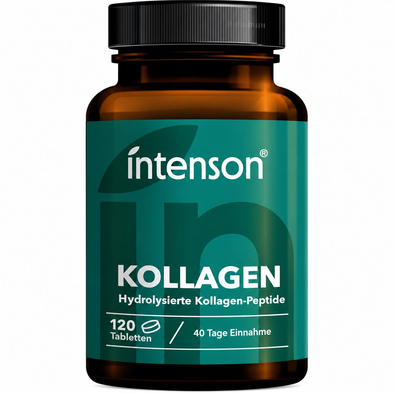 Zutatenliste für Kollagenpräparat mit Fischkollagenhydrolysat.